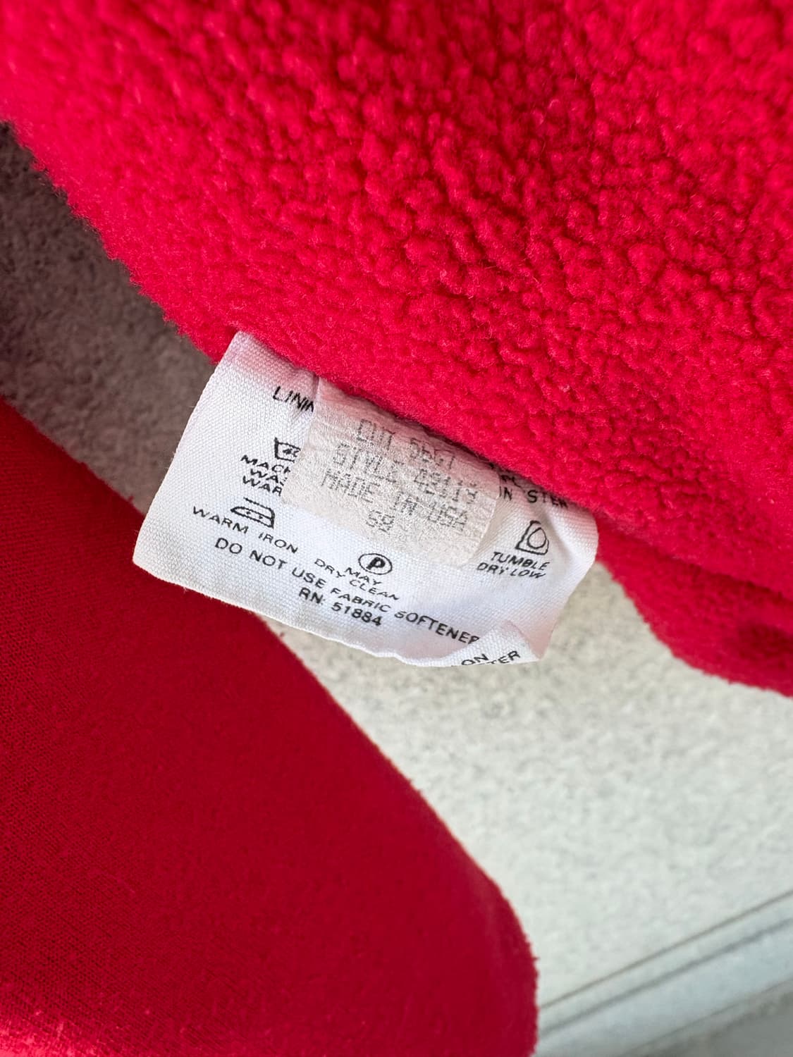 80's빈티지 파타고니아 신칠라 쉘드 봄버 자켓 올리브/레드 상품이미지8