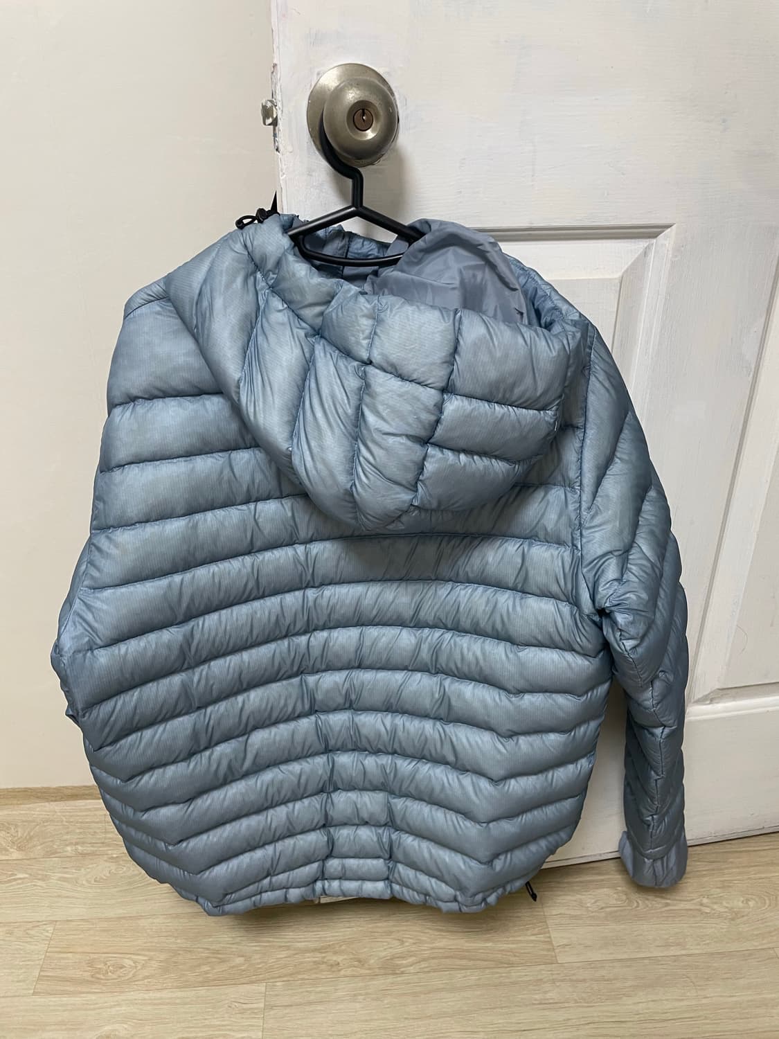 산산기어 서픽스 푸퍼 자켓 스카이 블루 24FW 2사이즈  상품이미지2