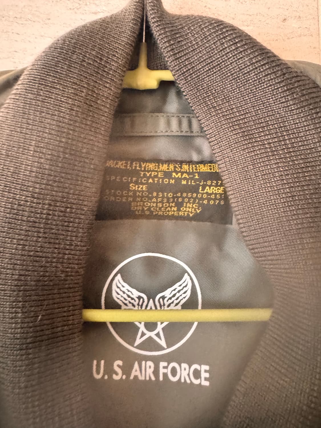 브론슨 ma-1 한국버전 L사이즈 상품이미지2