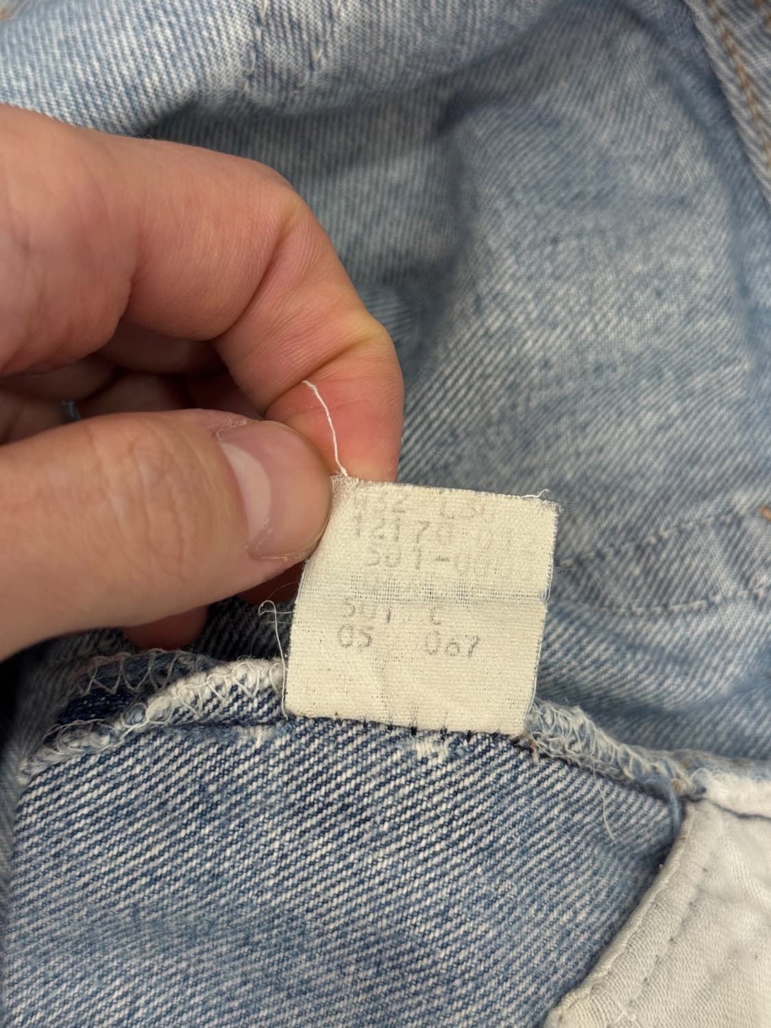 80s USA Levi’s 501 Straight Denim Pants 상품이미지10