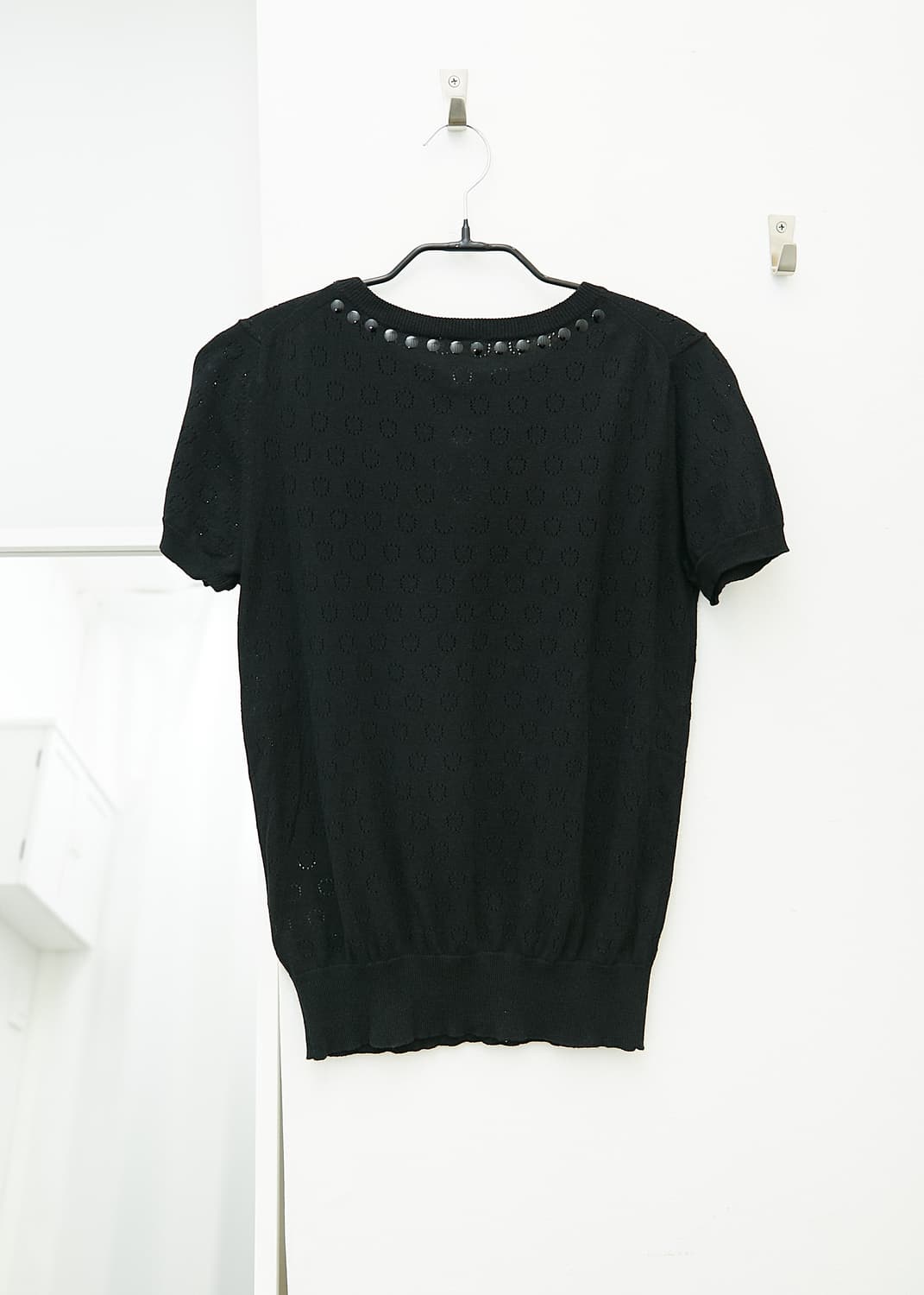 Short Sleeve Cotton Knit Top 상품이미지3