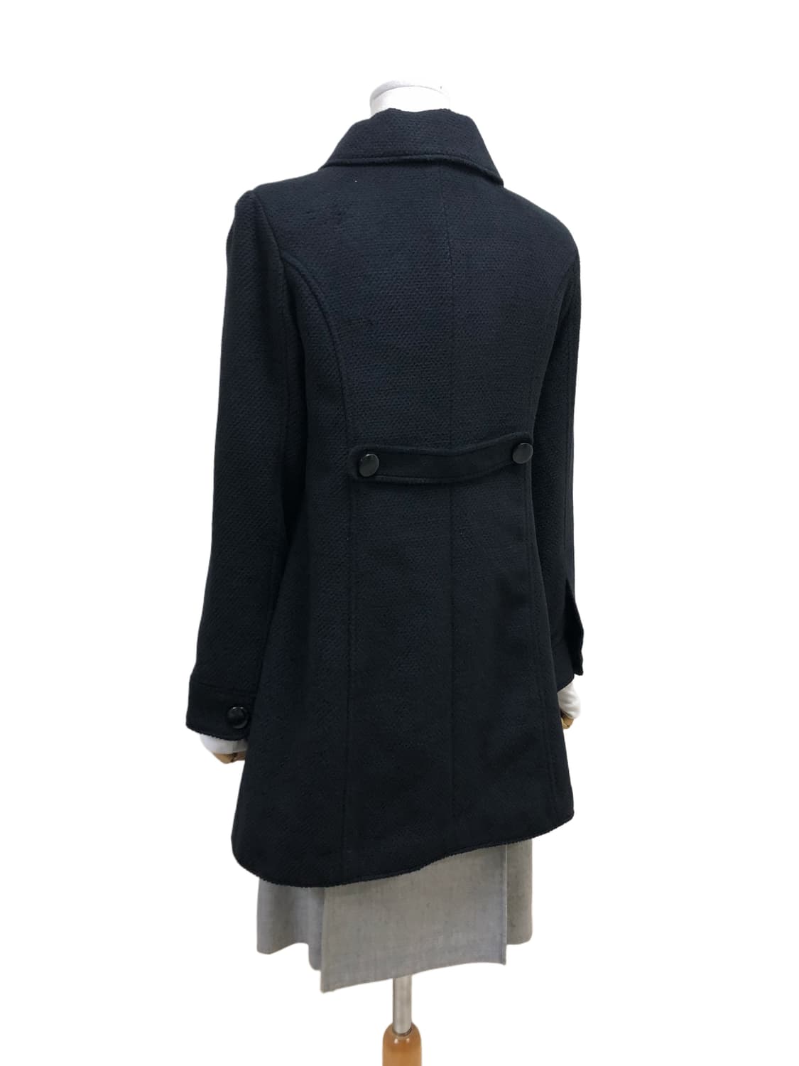 Lodispotto 블랙 미디 코트 상품이미지8