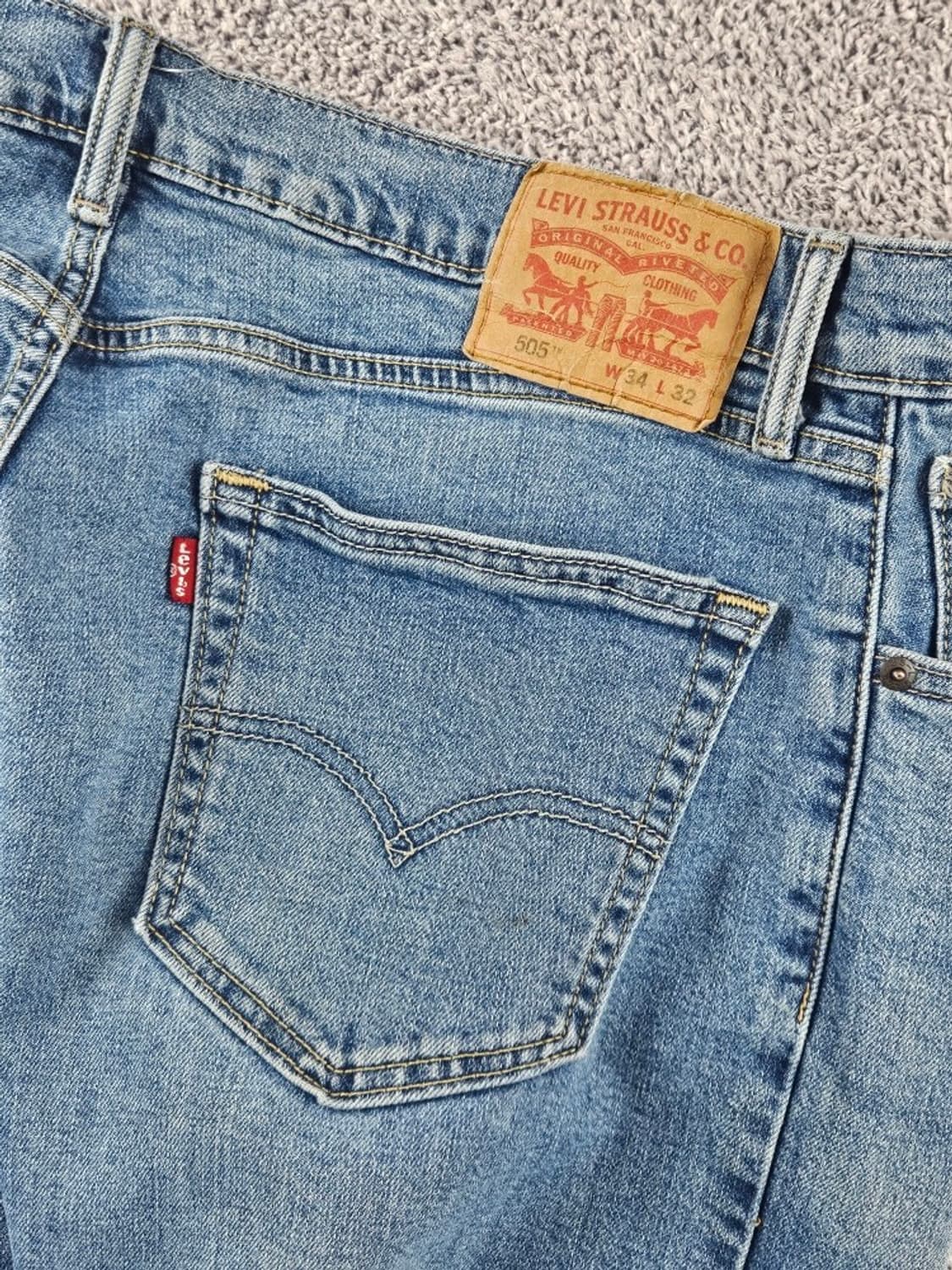 리바이스 505 데님 진 팬츠 ( 34 X 32 ) / 10861 상품이미지8
