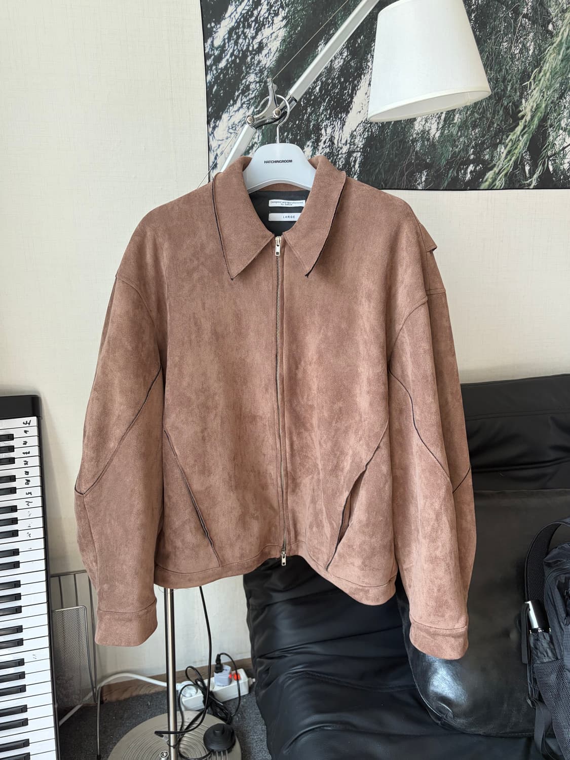 단스튜디오 스웨이드 자켓  os 상품이미지1