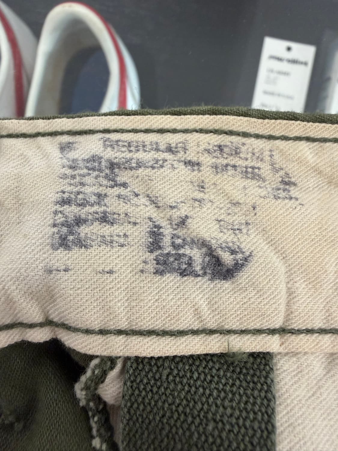 60‘s US ARMY M-65 컷오프 쇼츠 상품이미지5