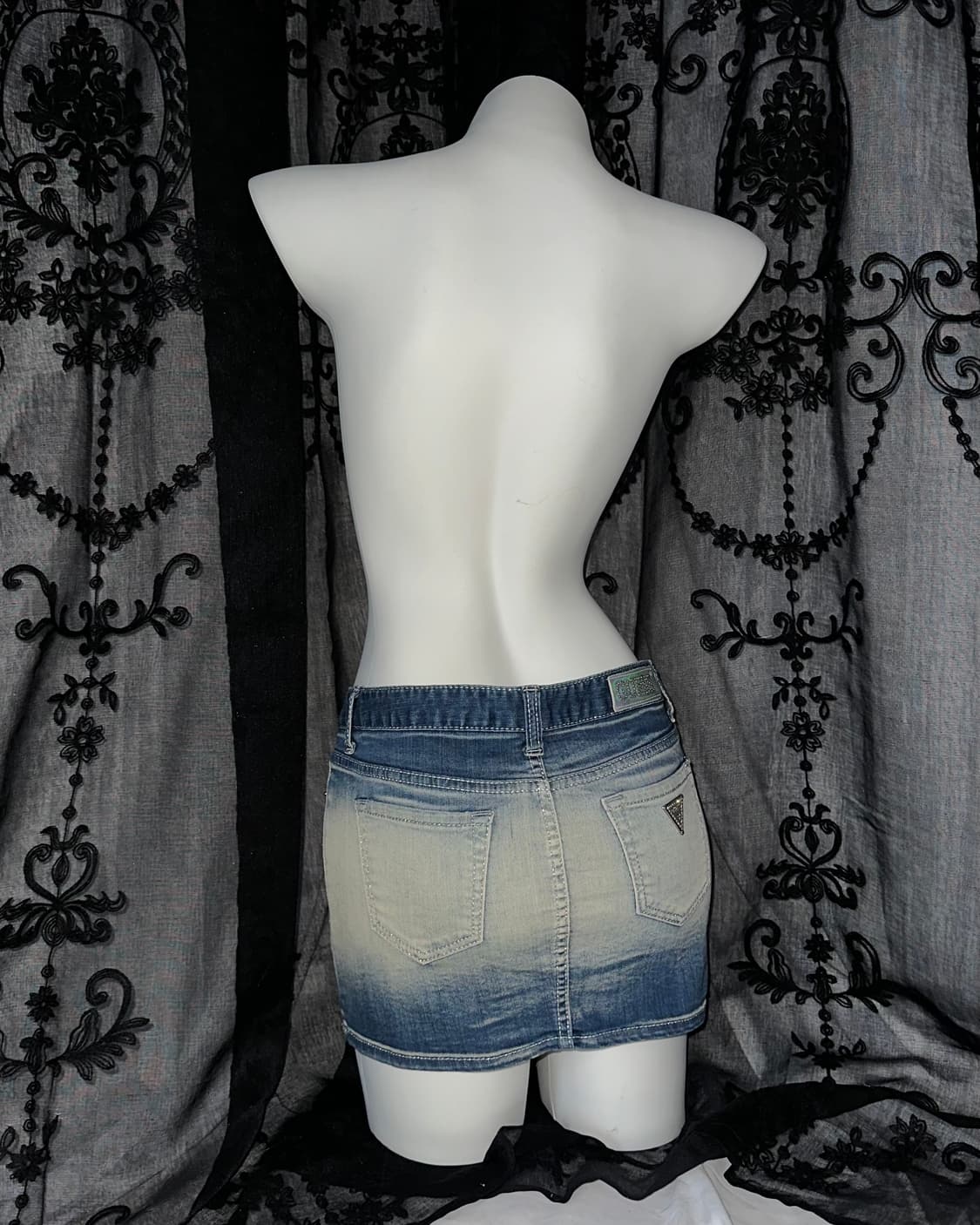 whitewashed denim skirt 상품이미지3