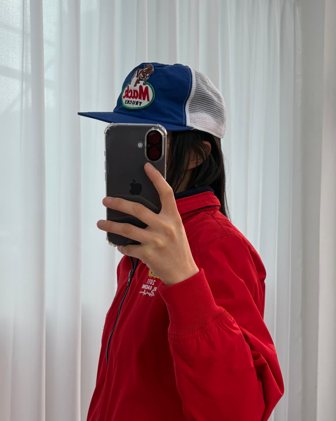 심플 어센틱 맥 트럭스 매쉬 캡 모자 blue 상품이미지3