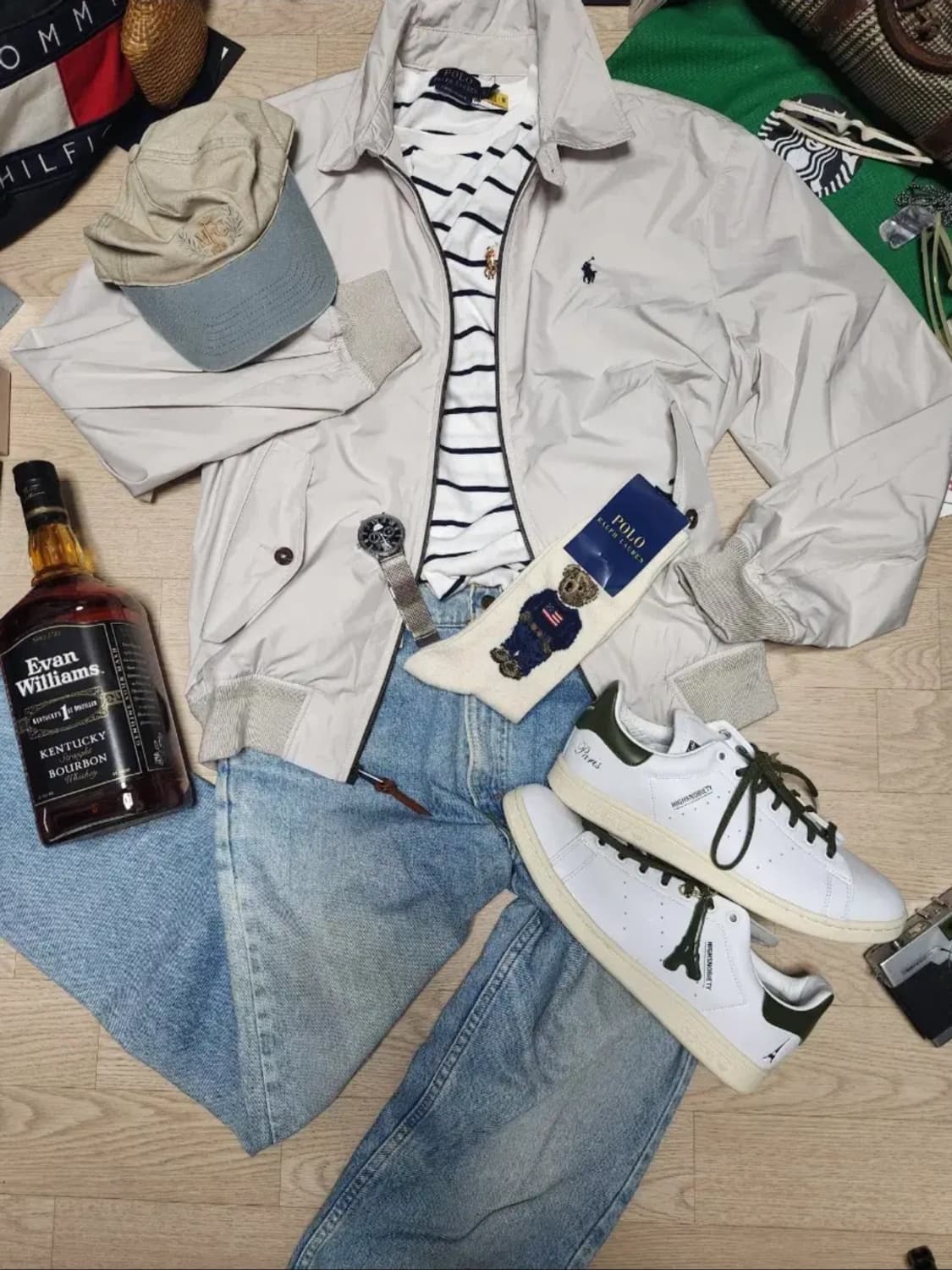 (새상품)POLO RALPH LAUREN 블루종 자켓 윈드 점퍼 상품이미지6