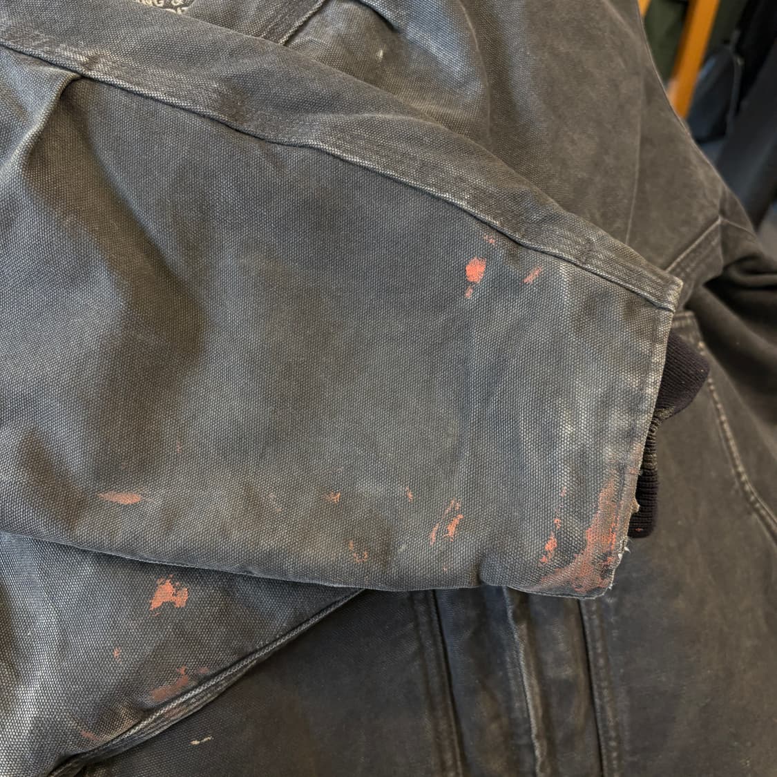 칼하트 정품 C61 블랙 덕 초어 자켓 상품이미지7