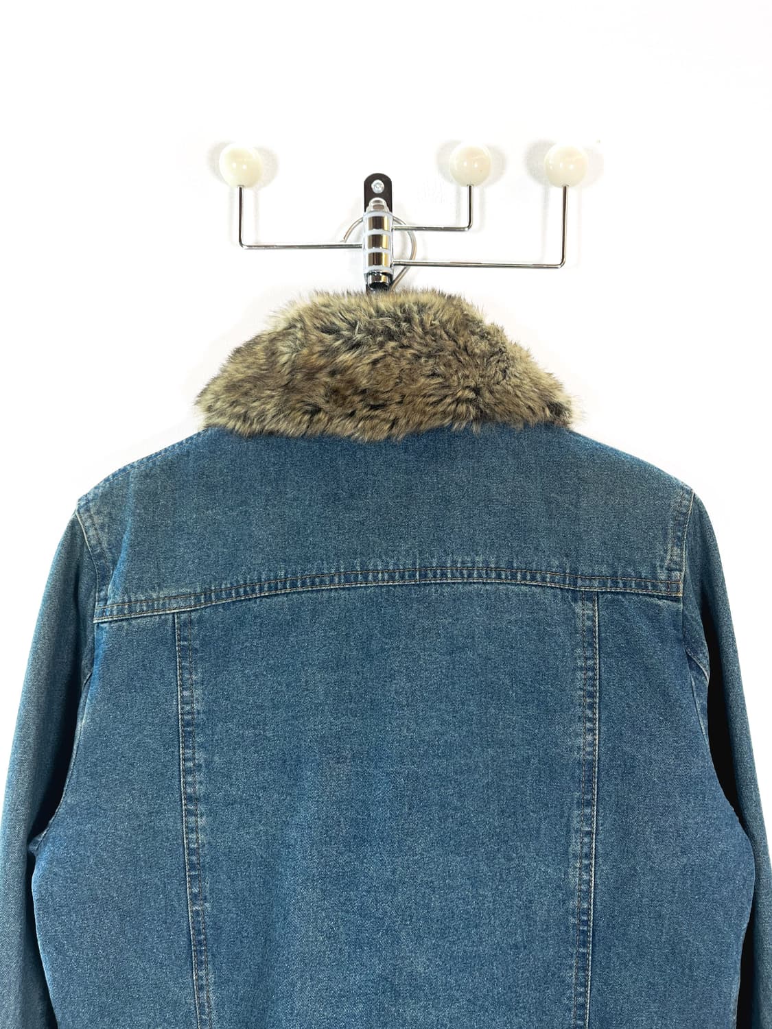 빈티지 퍼 데님 자켓 상품이미지8