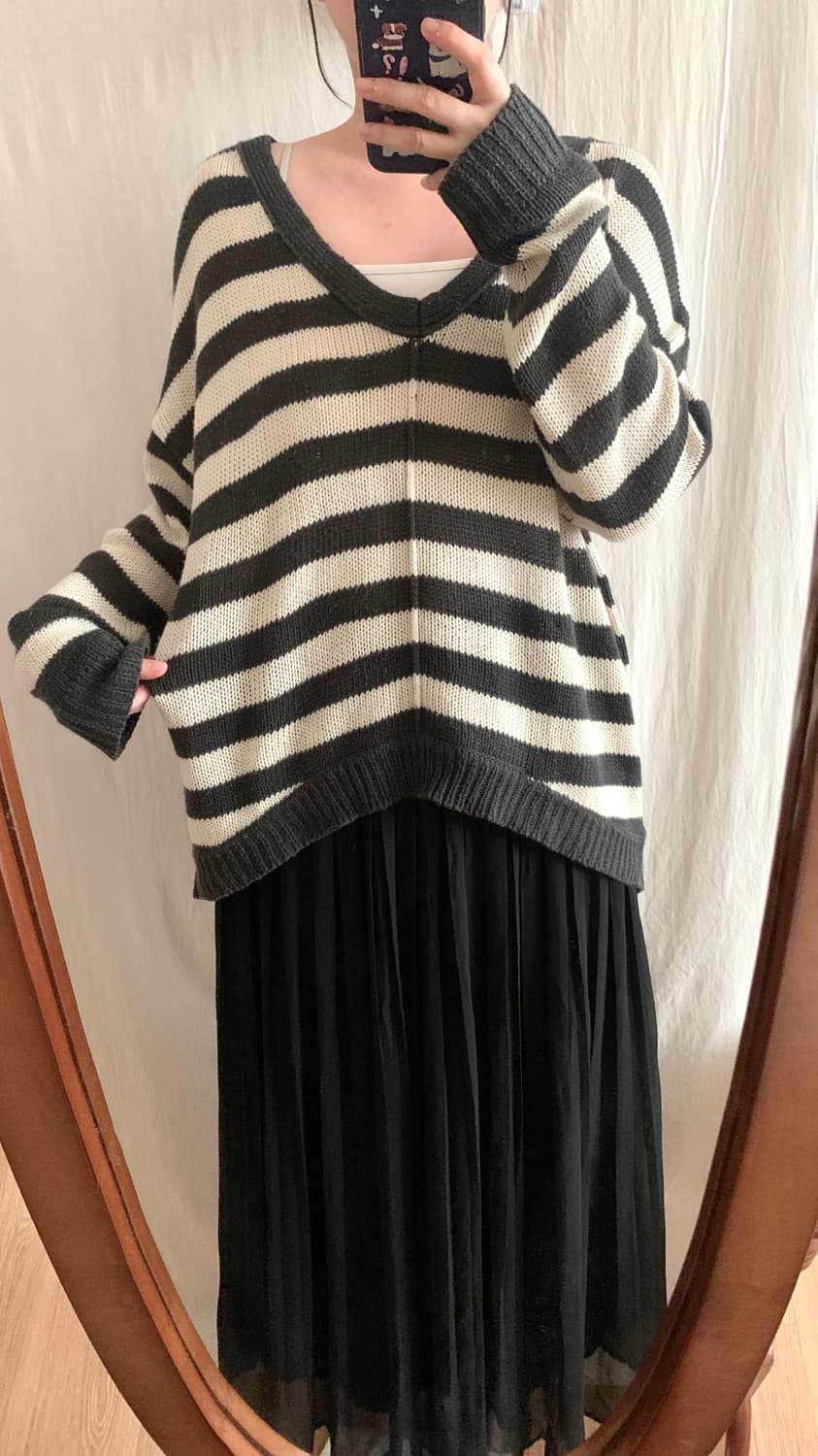 스트라이프 여리 니트 상품이미지5