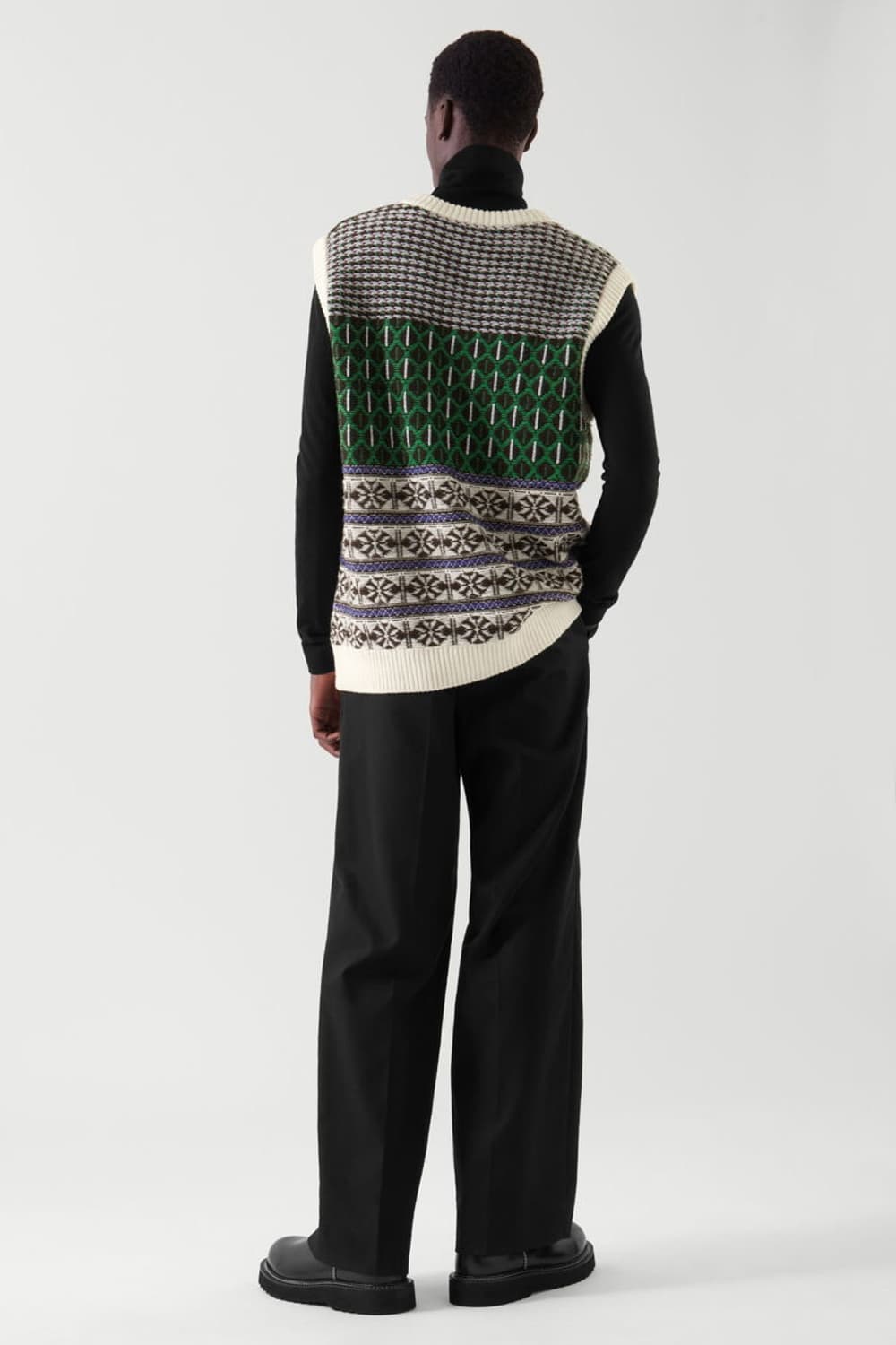 코스 자카드 니트 베스트 M 사이즈 상품이미지8