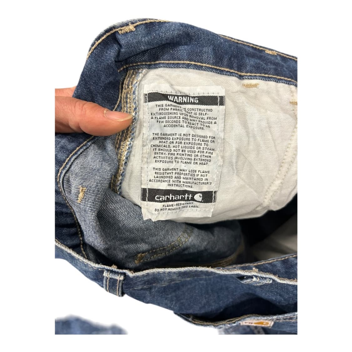 XL) 칼하트 FR 워크 던가리 데님팬츠 BD-065 상품이미지8