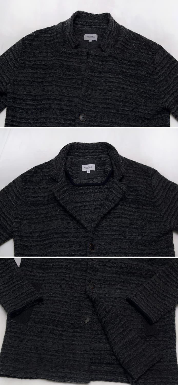 시리즈 (series) 부클 트위드 니트 가디건 롱자켓 (100-105) 상품이미지4