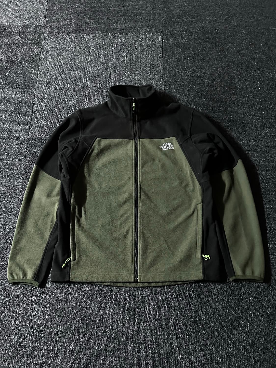 노스페이스 플리스 자켓  카키 블랙 후리스 상품이미지4