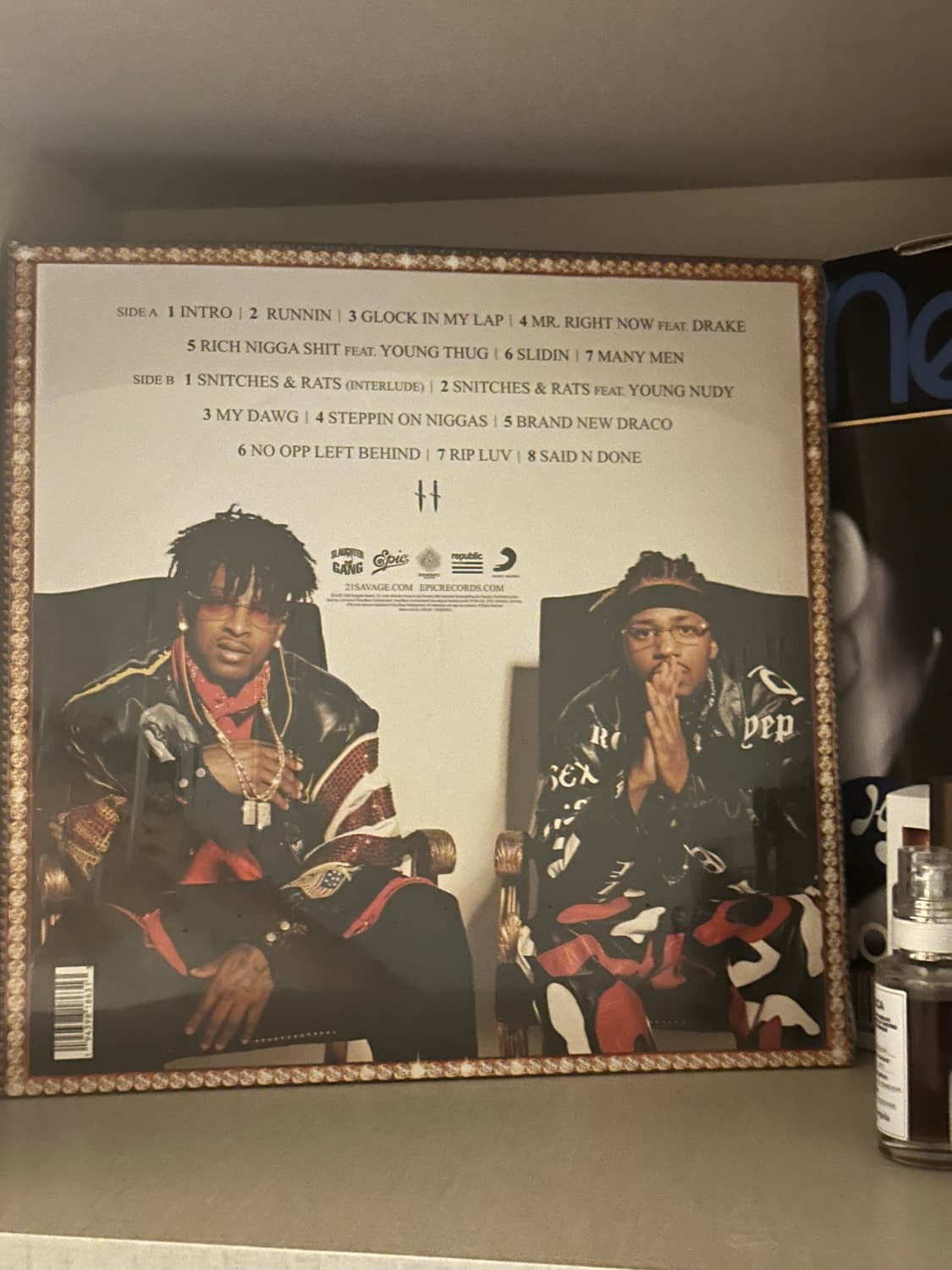 21세비지 메트로 부민 세비지모드2 LP 레드 상품이미지2