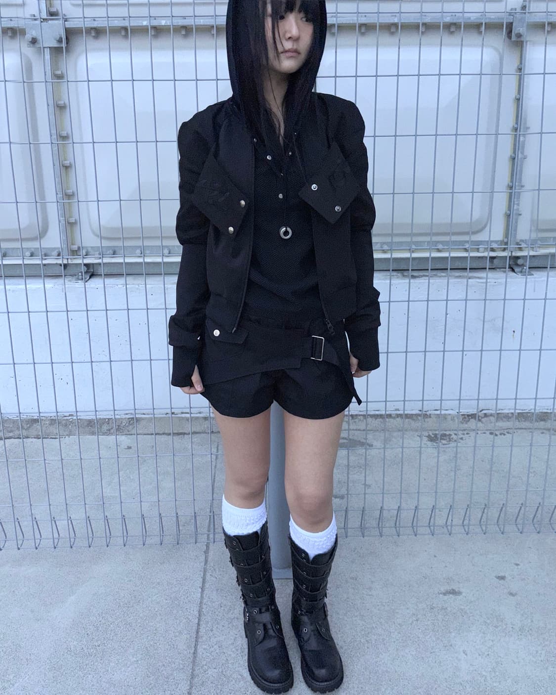 0104 FLAP EMBROIDERY JERSEY ZIP-UP 상품이미지6