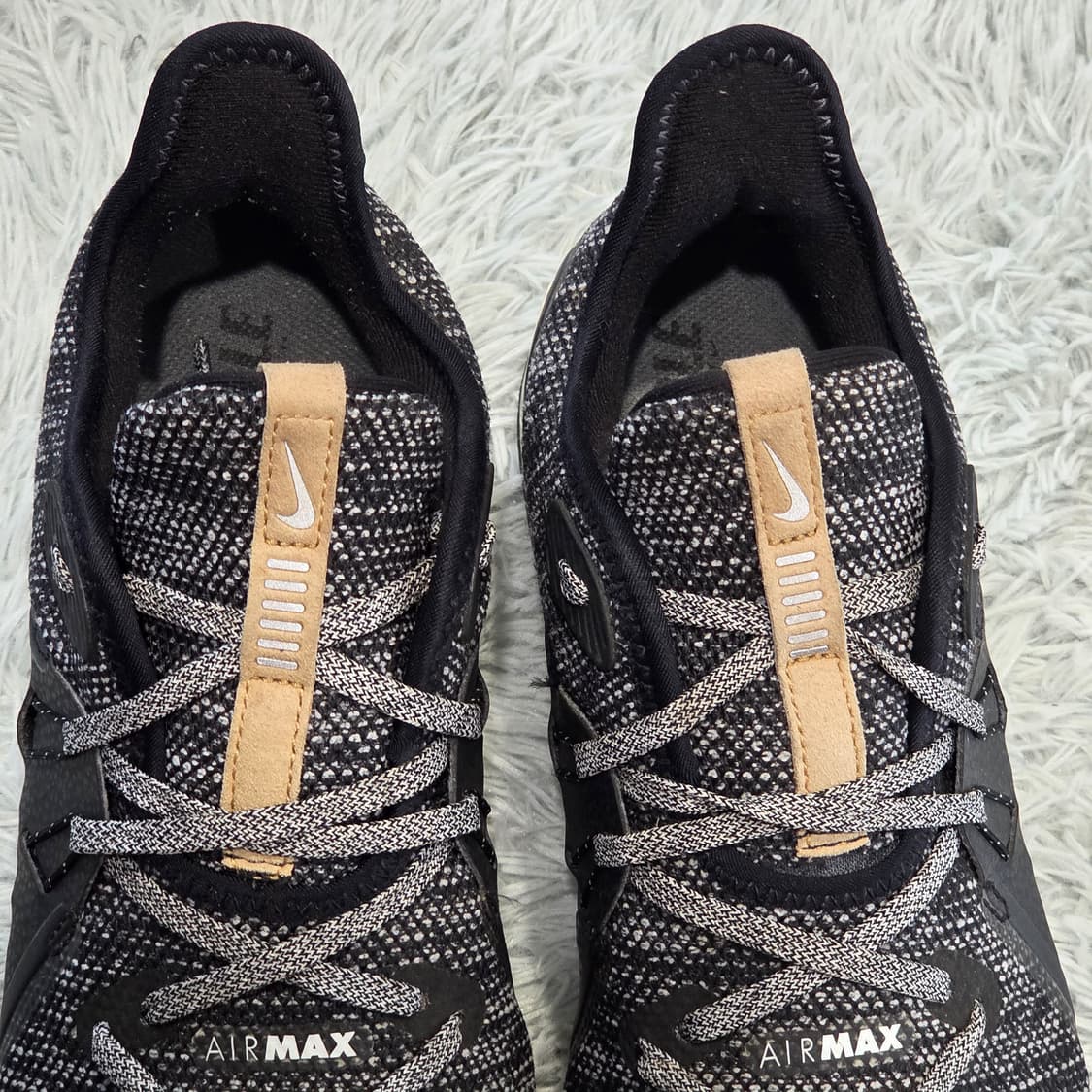 2q-4:나이키 에어맥스 시퀀트 3 블랙 니트 (250mm) 상품이미지7