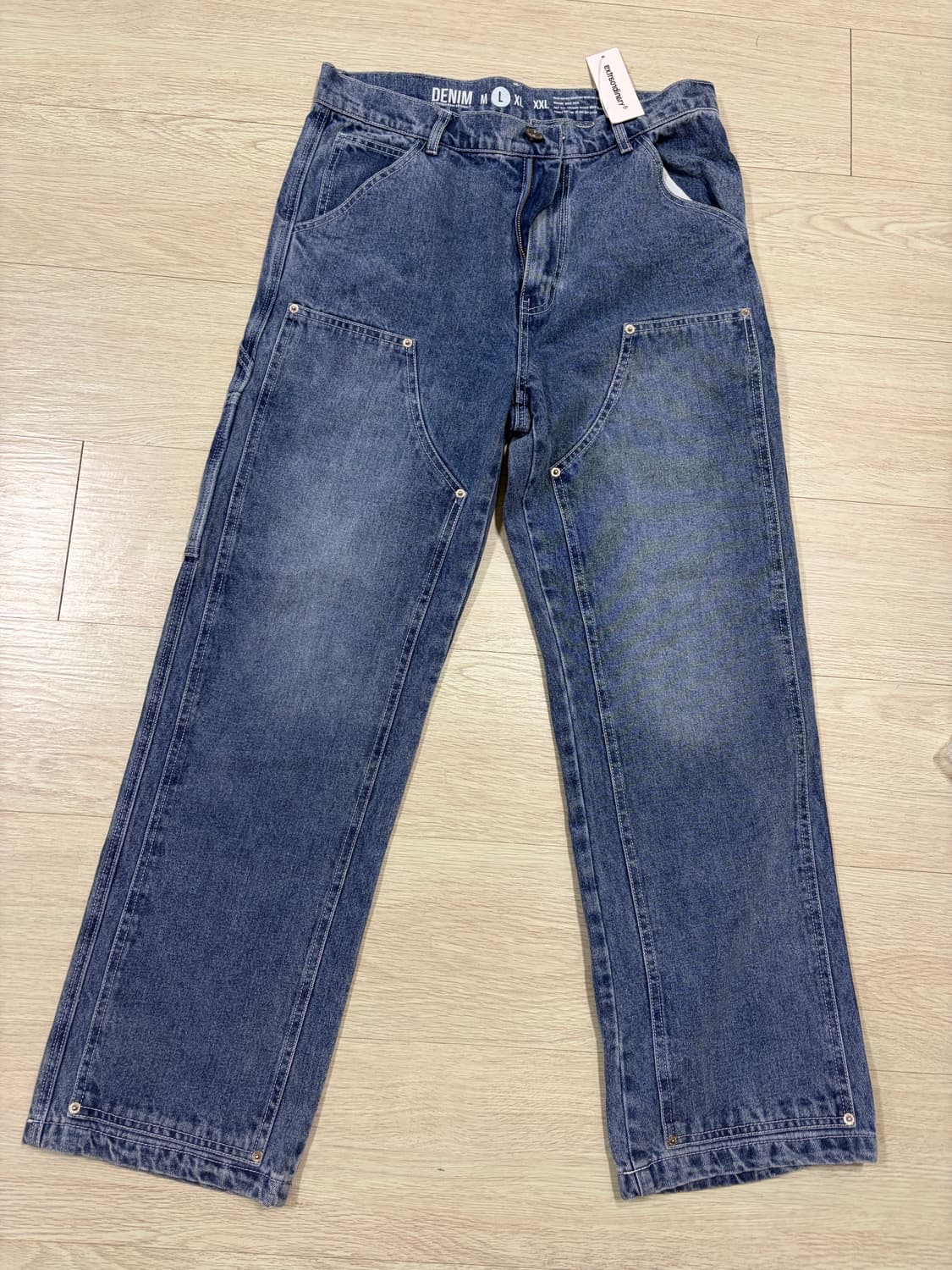 엑스트라오디너리 더블니 카펜터 데님팬츠 상품이미지1