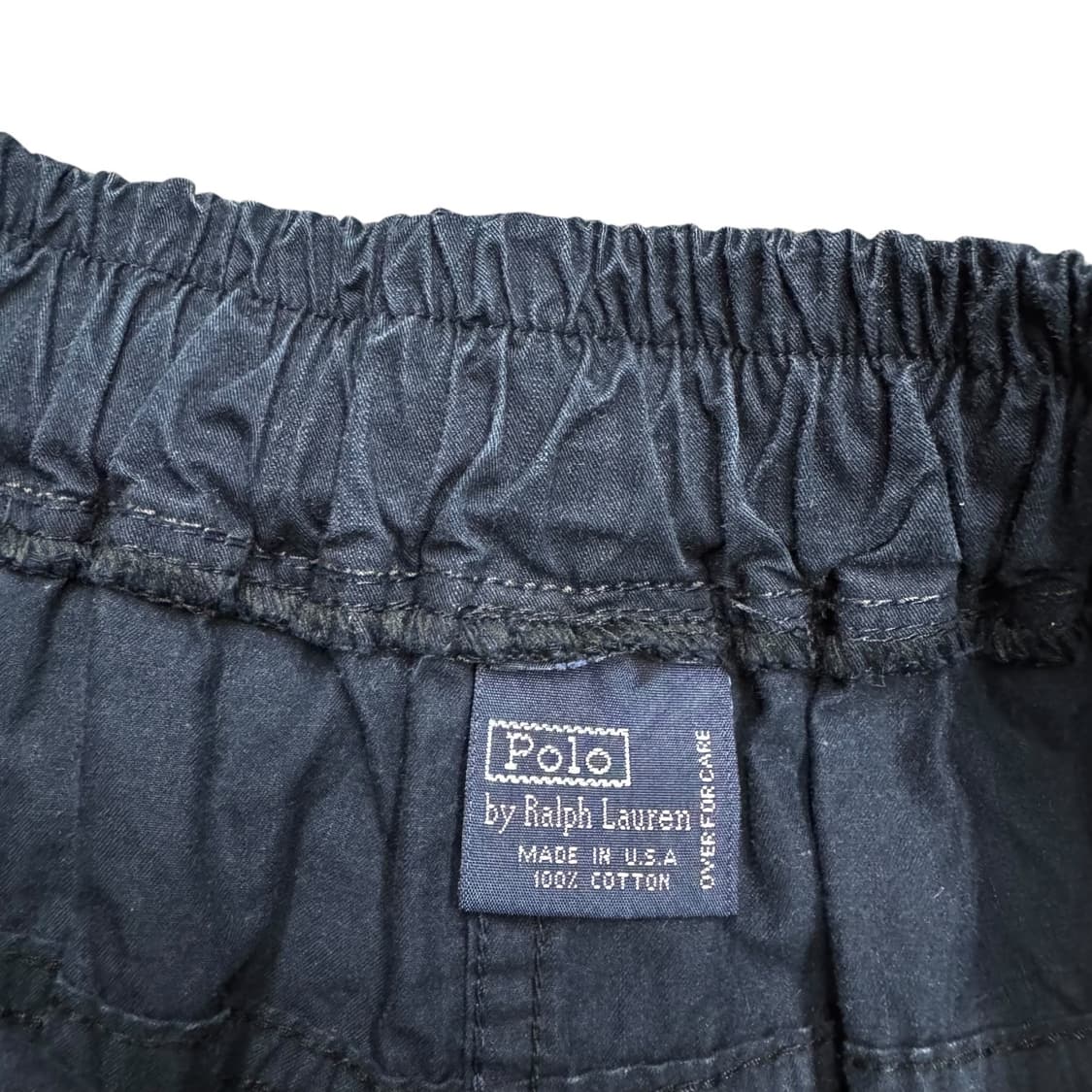 랄프로렌 폴로 밴딩 코튼 쇼트 팬츠 made in USA (L)   상품이미지4