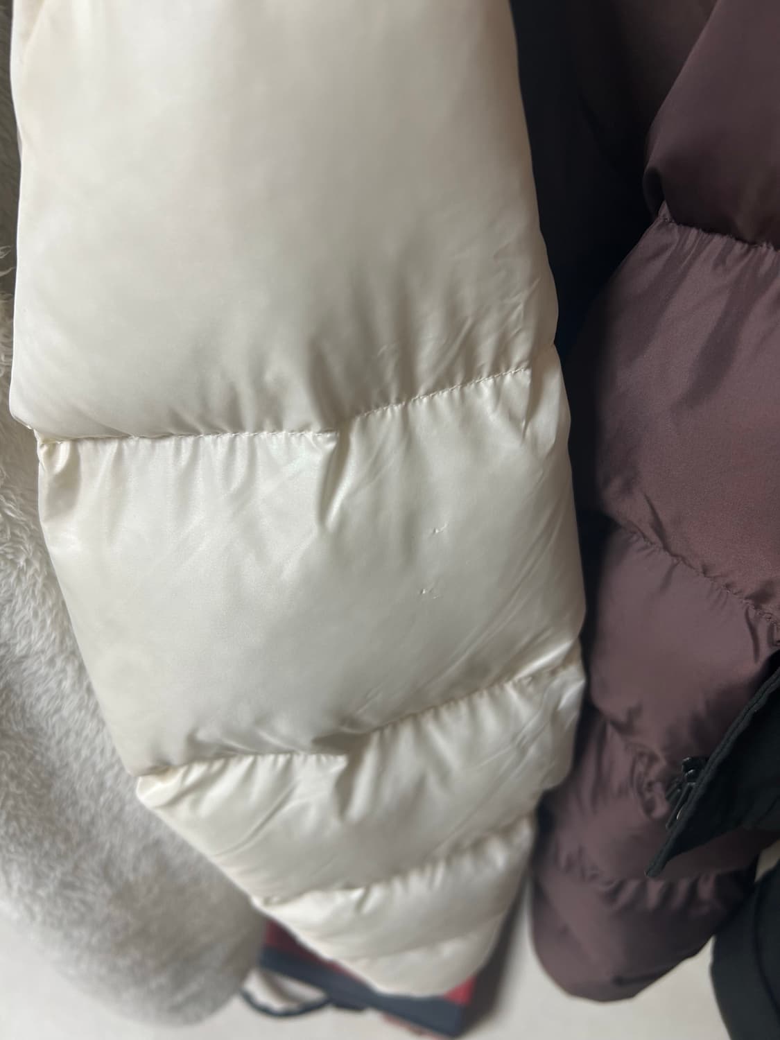 (실착3회)노스페이스 눕시 온볼 아이보리 90 상품이미지2