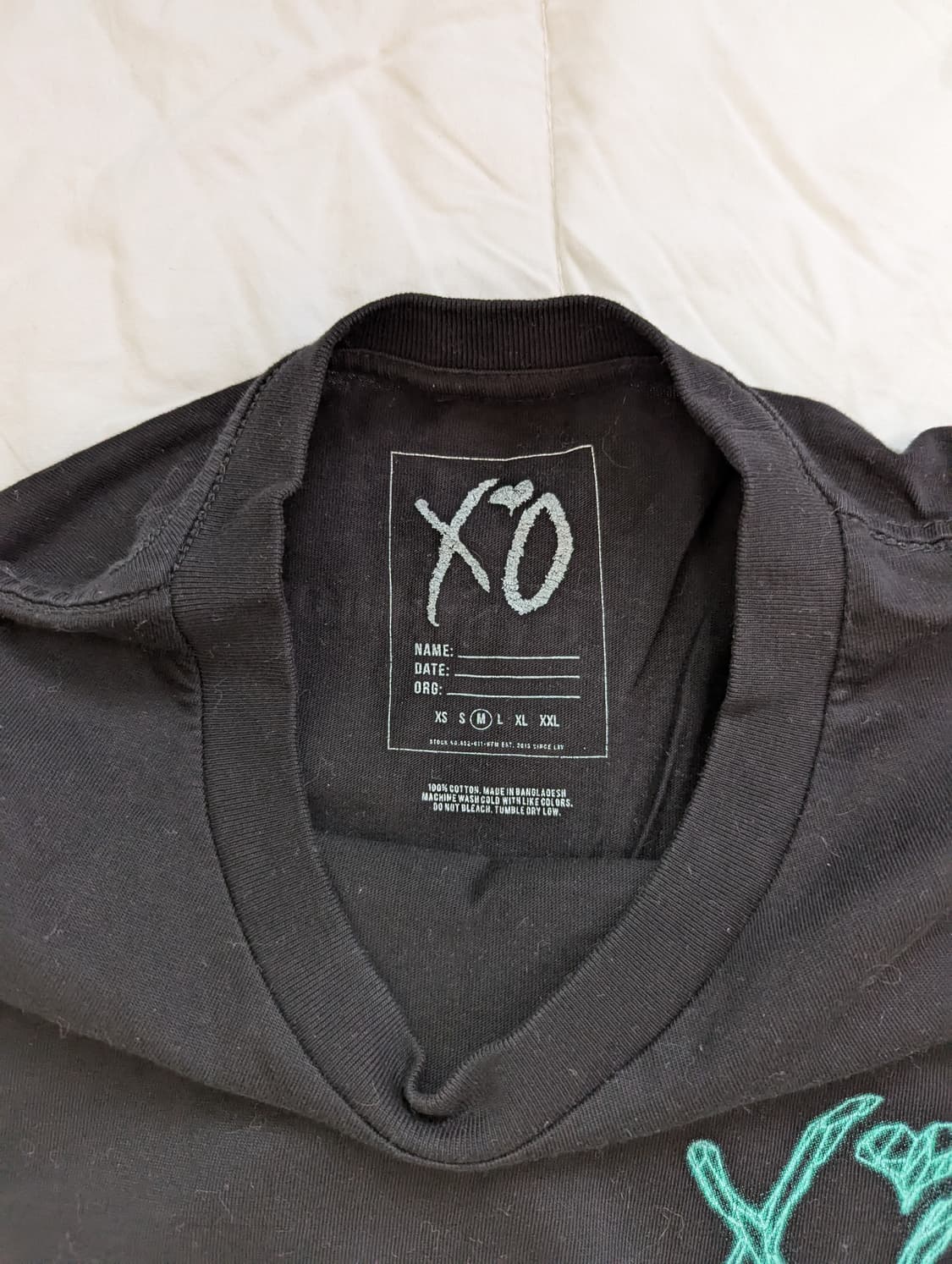 The Weeknd Starboy 월드투어 긴팔 티셔츠 블랙 상품이미지6