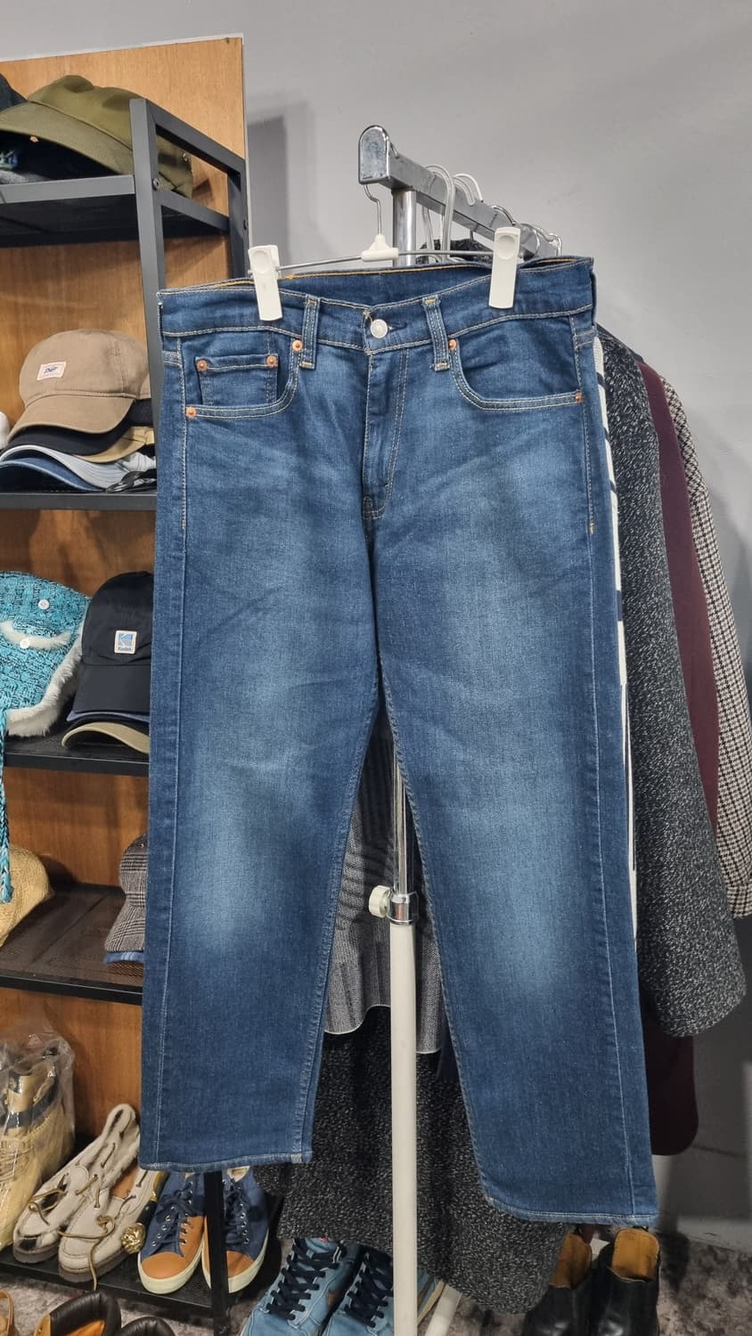 LEVI'S 레귤러(505) 진청워싱 데님진 31~32size 상품이미지1