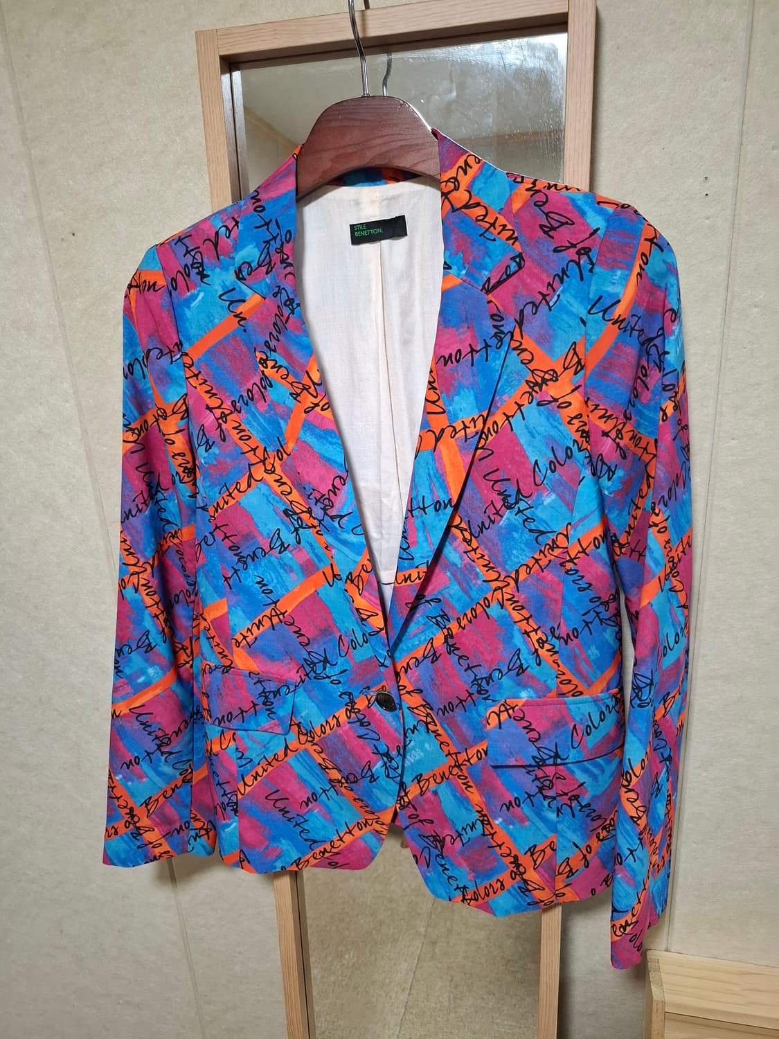 Benetton 칼라풀 자켓 42 상품이미지1