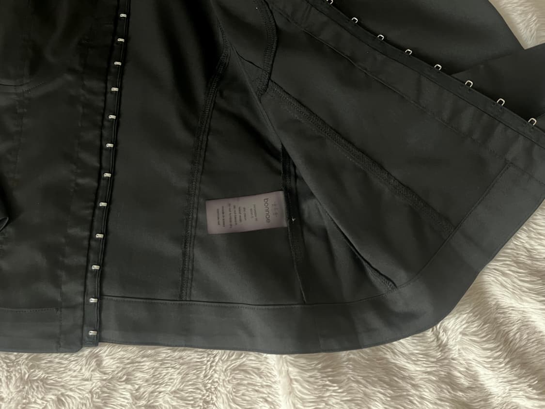 본네 Corset seam shirt (Black) 상품이미지8