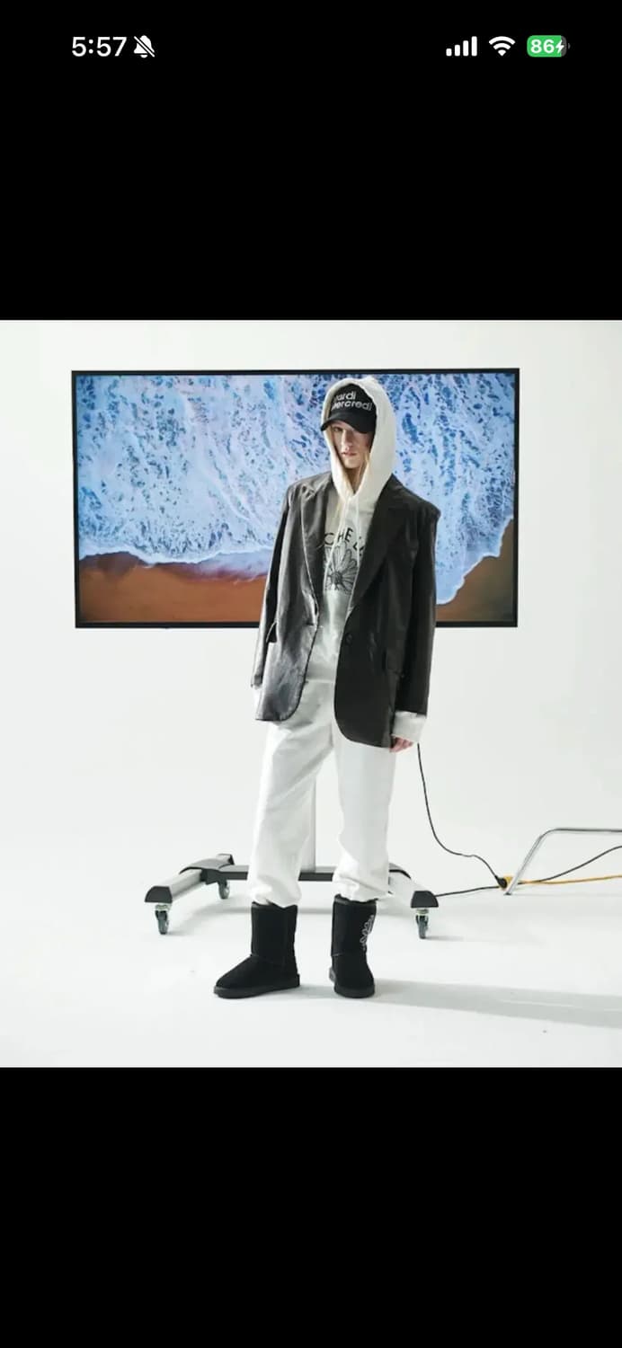 마르디메크르디 데이지 후드 셋업 상품이미지2