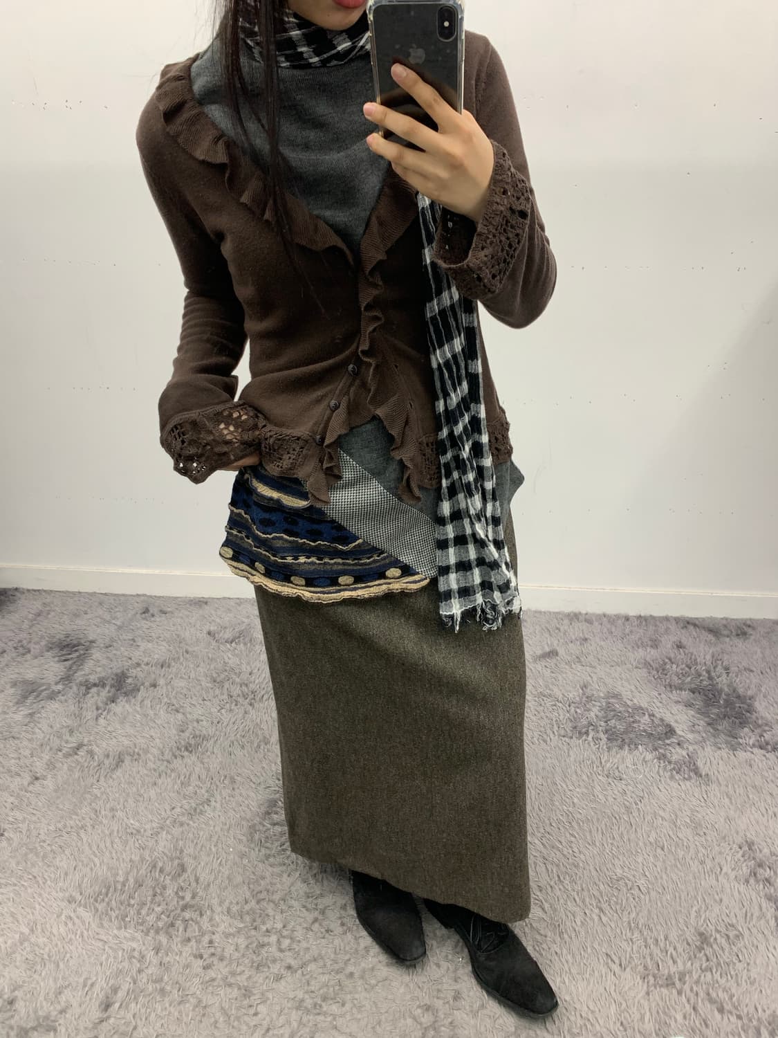 Inc 러플 가디건 상품이미지2