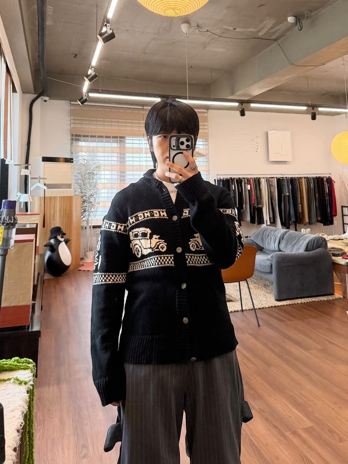 히스테릭글래머 패턴 가디건 상품이미지3