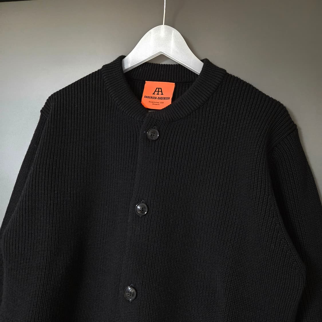 (거의 새제품) [M] 안데르센안데르센 스키퍼 자켓 블랙 / 가디건 상품이미지3