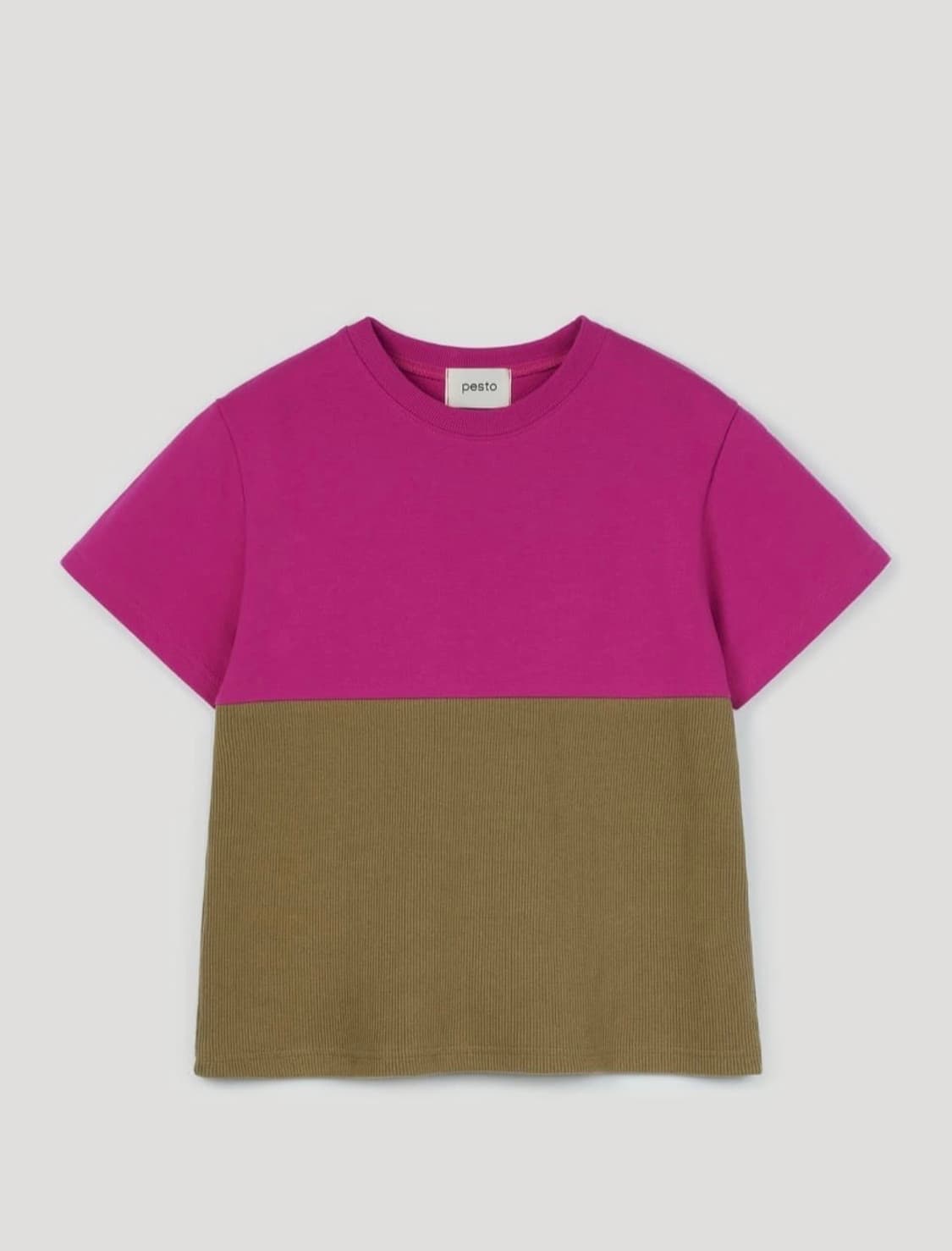 PESTO 페스토 배색 반팔티 상품이미지1