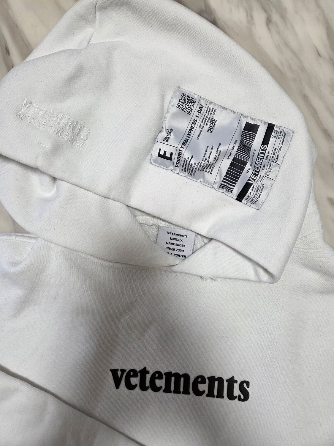 베트멍 바코드 패치 후드티 상품이미지3