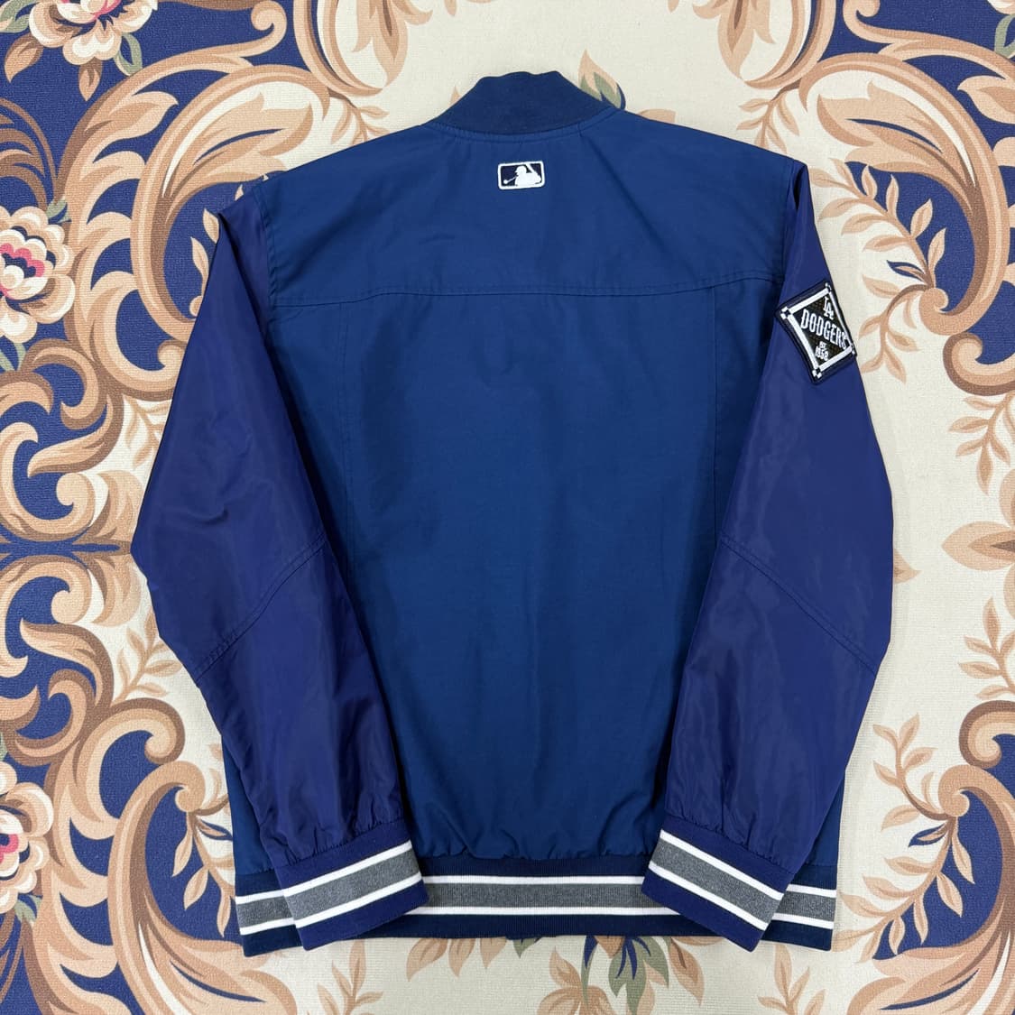 (M)엠엘비MLB LA다저스 투톤 베이스볼 자켓(블루) 상품이미지4