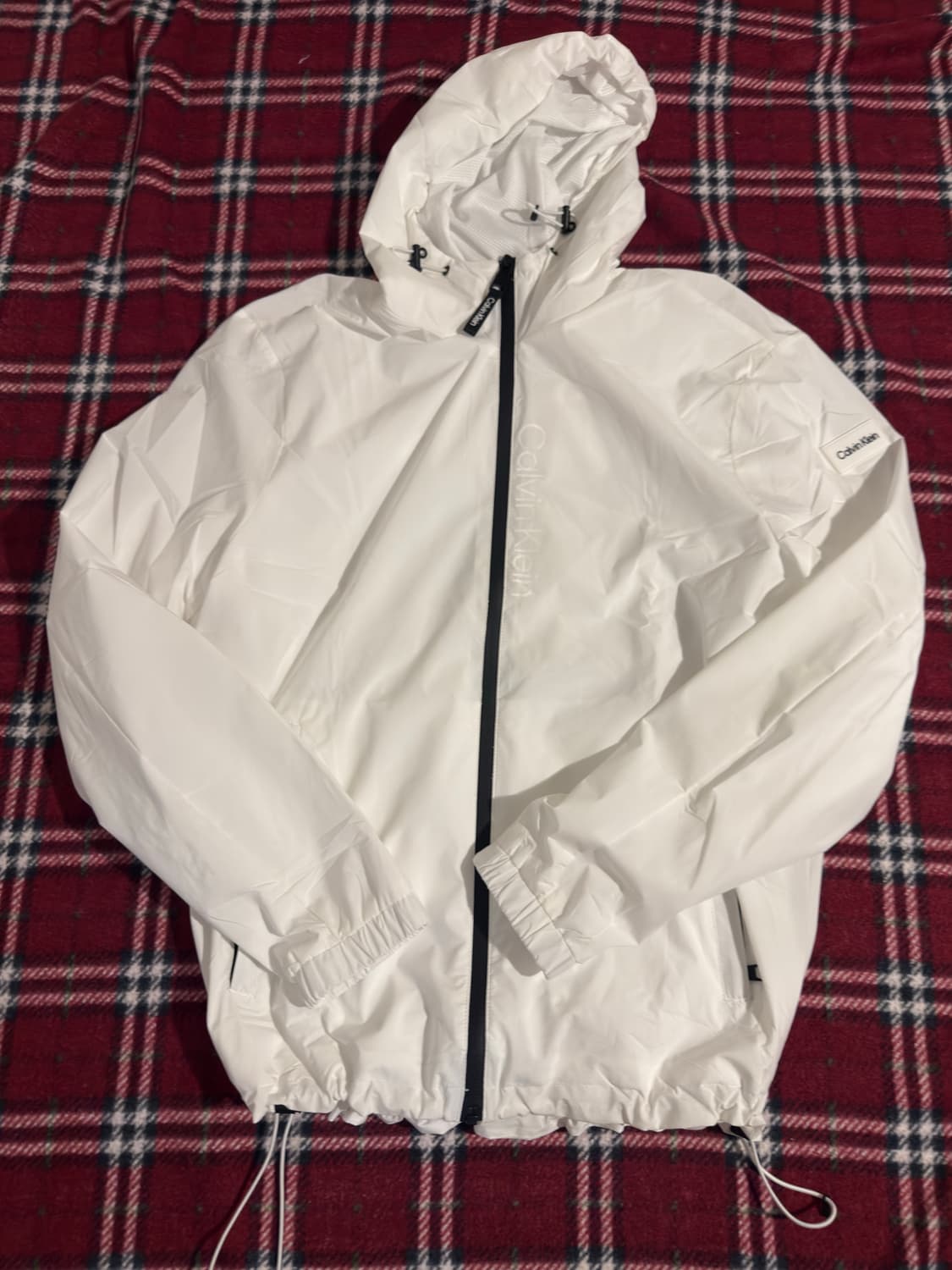 캘빈클라인 크림 바람막이 상품이미지1