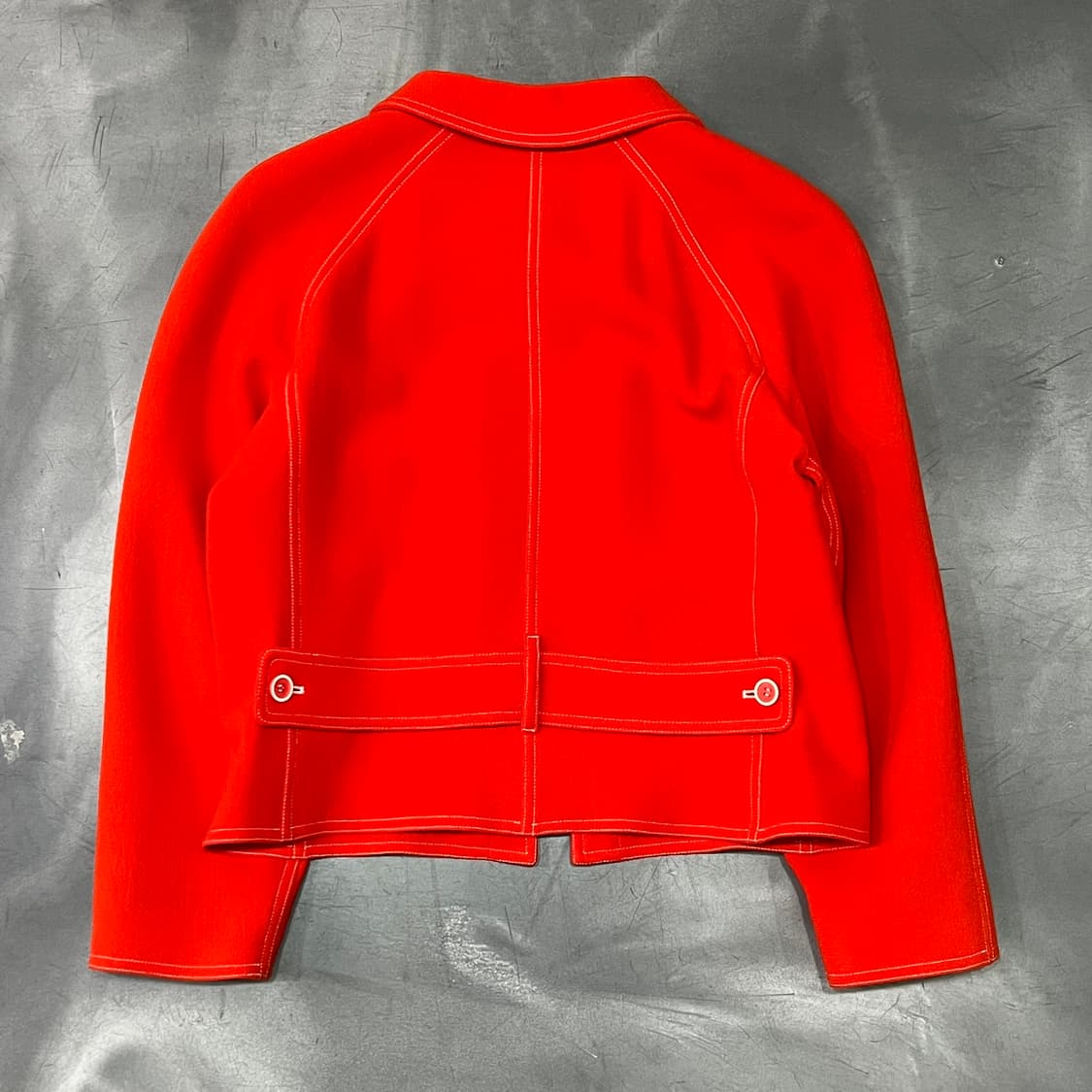  꾸레쥬 레드 울 셋업 +명품 감정서 y14937 상품이미지3