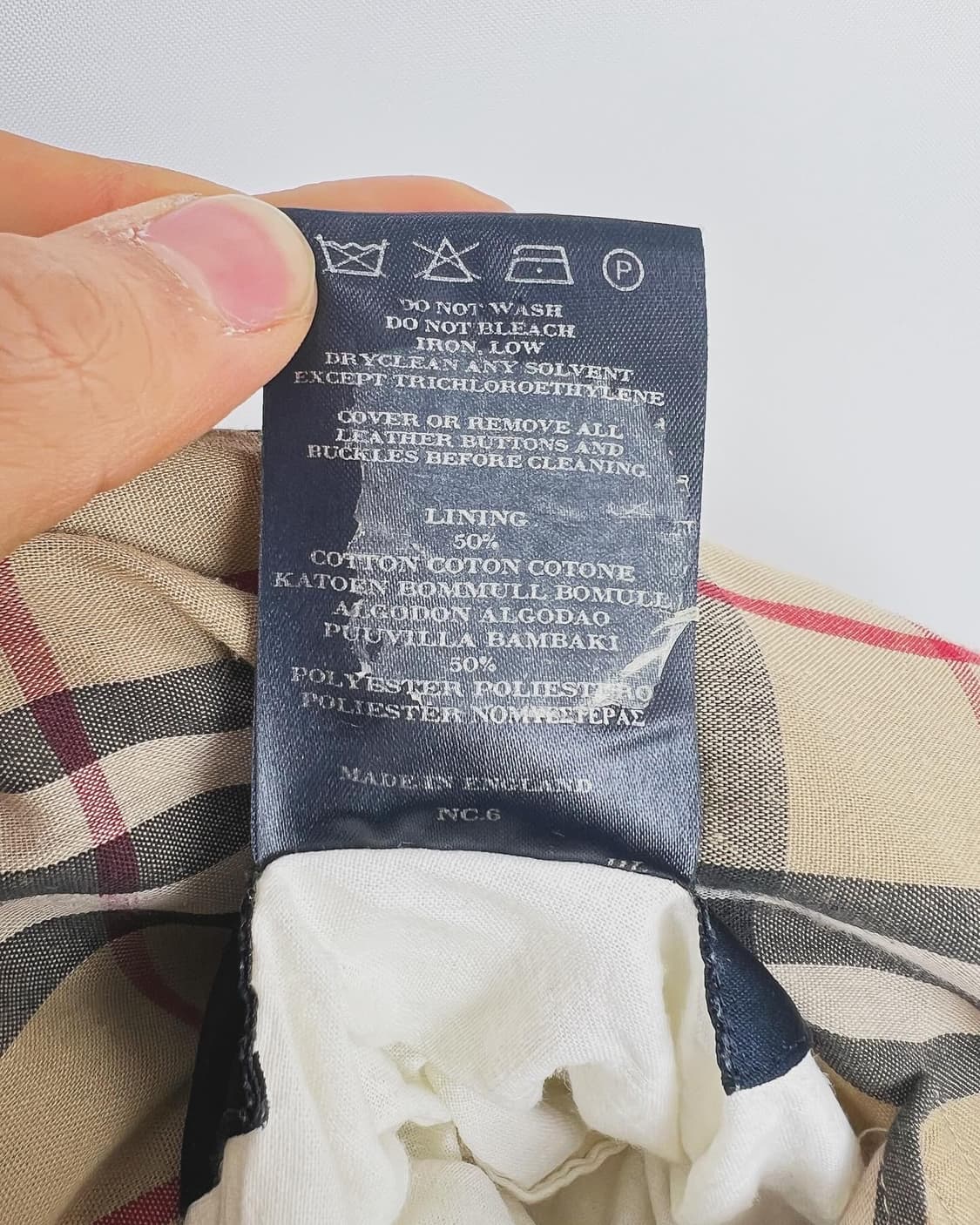 버버리 베이지 노바체크 리버시블 블루종 자켓 상품이미지9