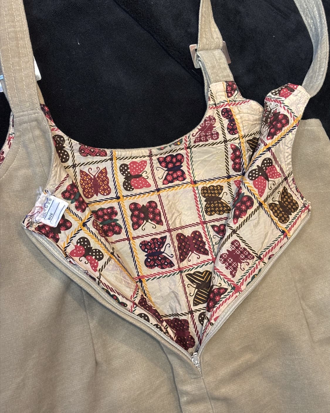 일본빈티지 멜빵 스커트 상품이미지4