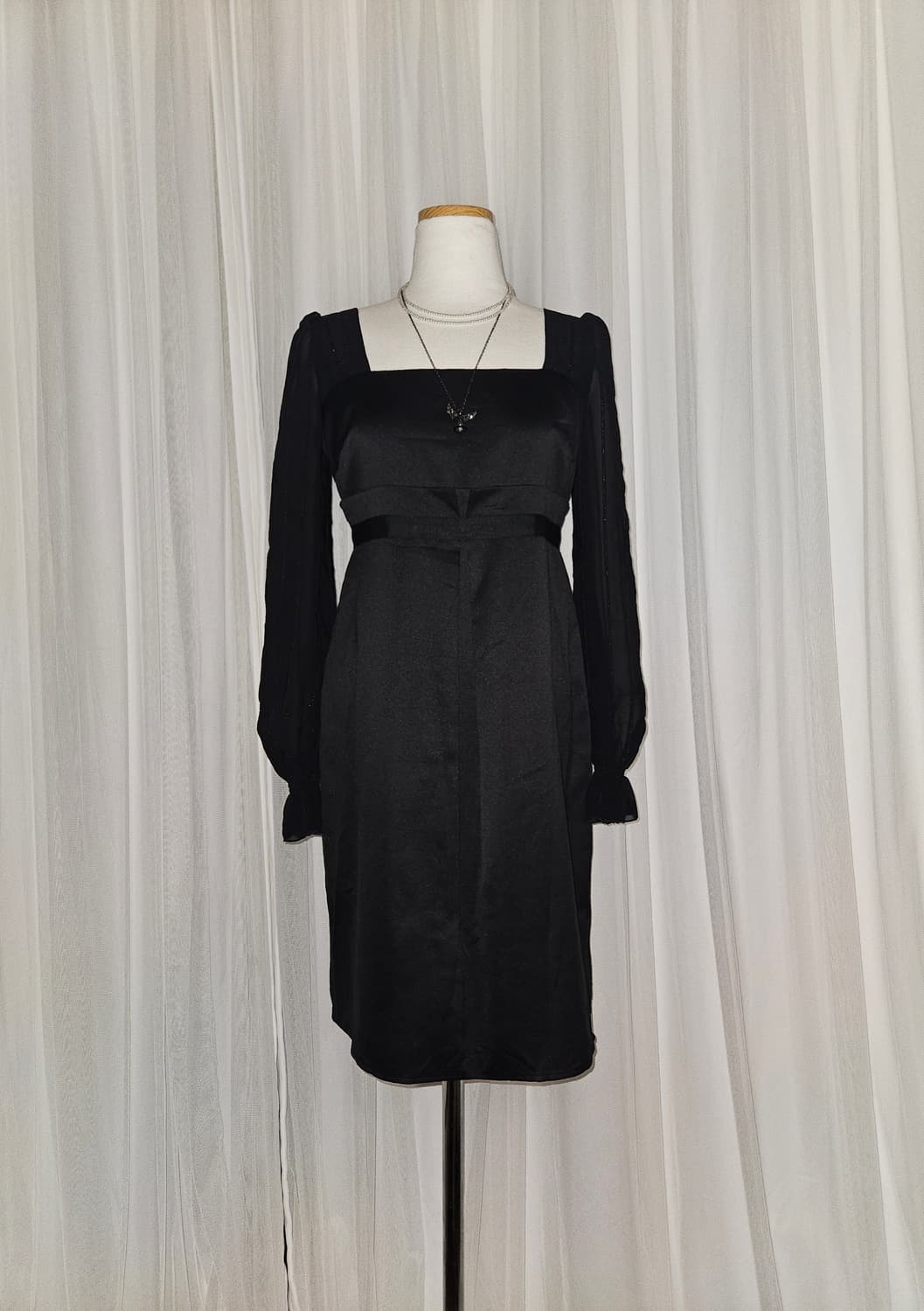 peyton place 블랙 원피스 공겜여주 히메갸루 고딕 고스룩 상품이미지1