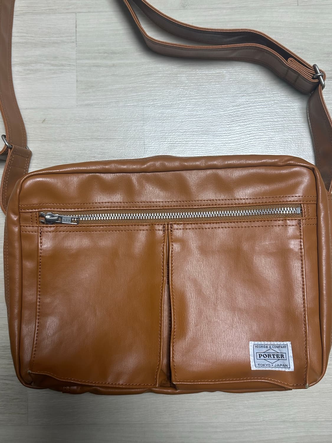 PORTER 요시다 포터 프리스타일 숄더백 L 브라운 카멜 상품이미지1