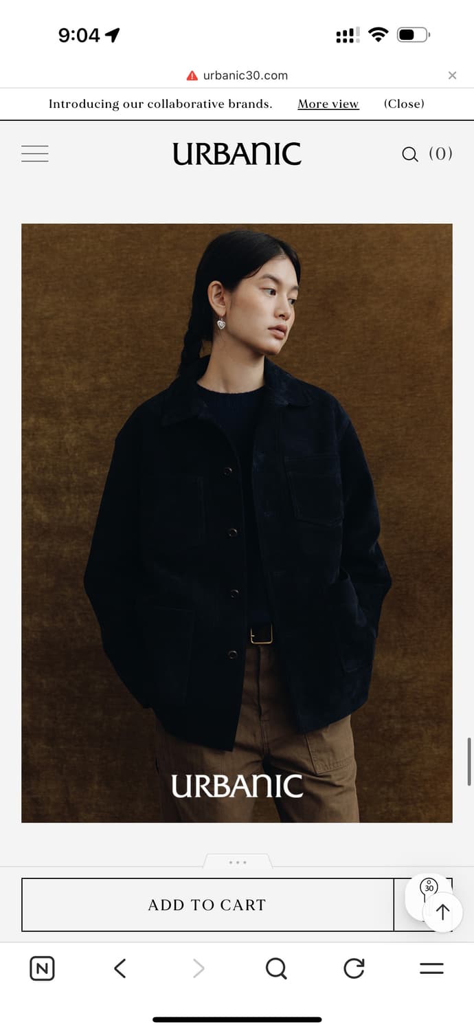 urbanic30 얼바닉30 rustic chore 자켓 상품이미지6