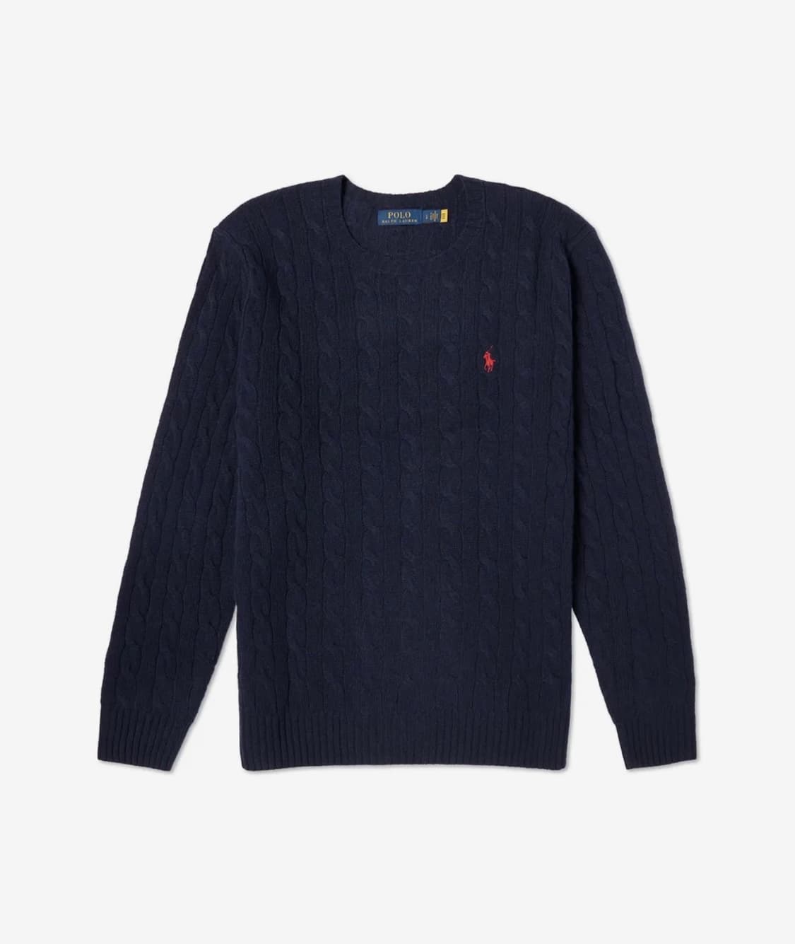 폴로 울 캐시미어 니트 블루 상품이미지1