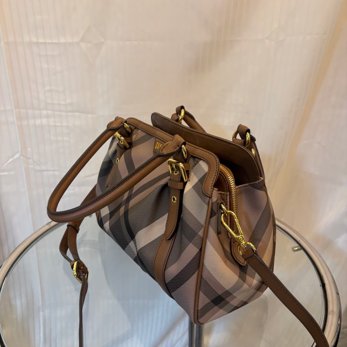 정품 닥스 체크 투웨이 토트백     상품이미지3