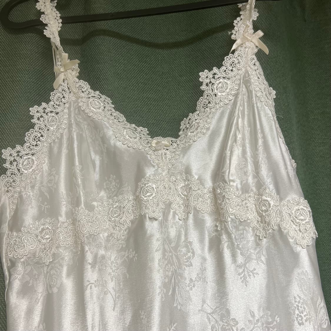 루카 빈티지 레이스 롱슬립 원피스 상품이미지3