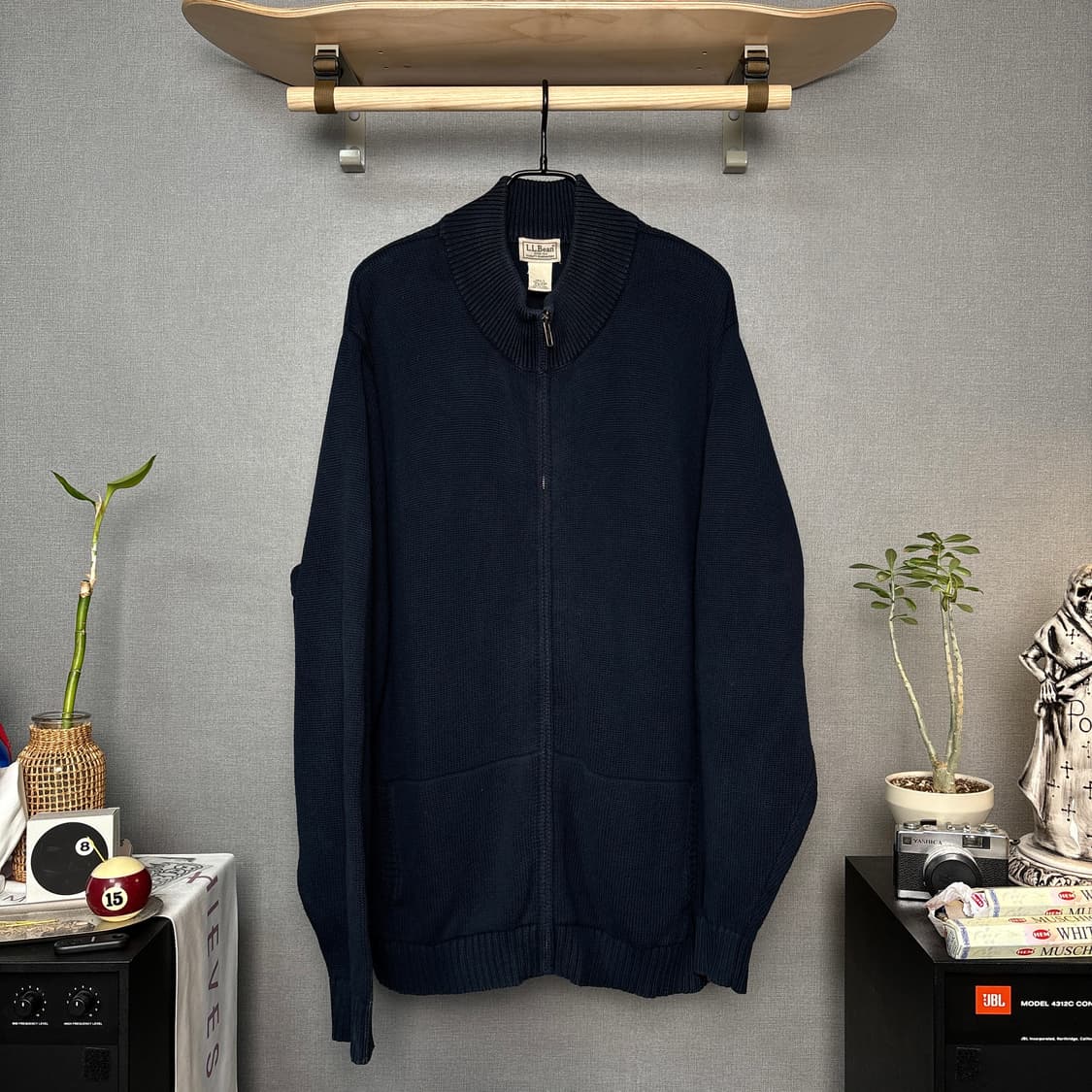 엘엘빈 니트집업 상품이미지2