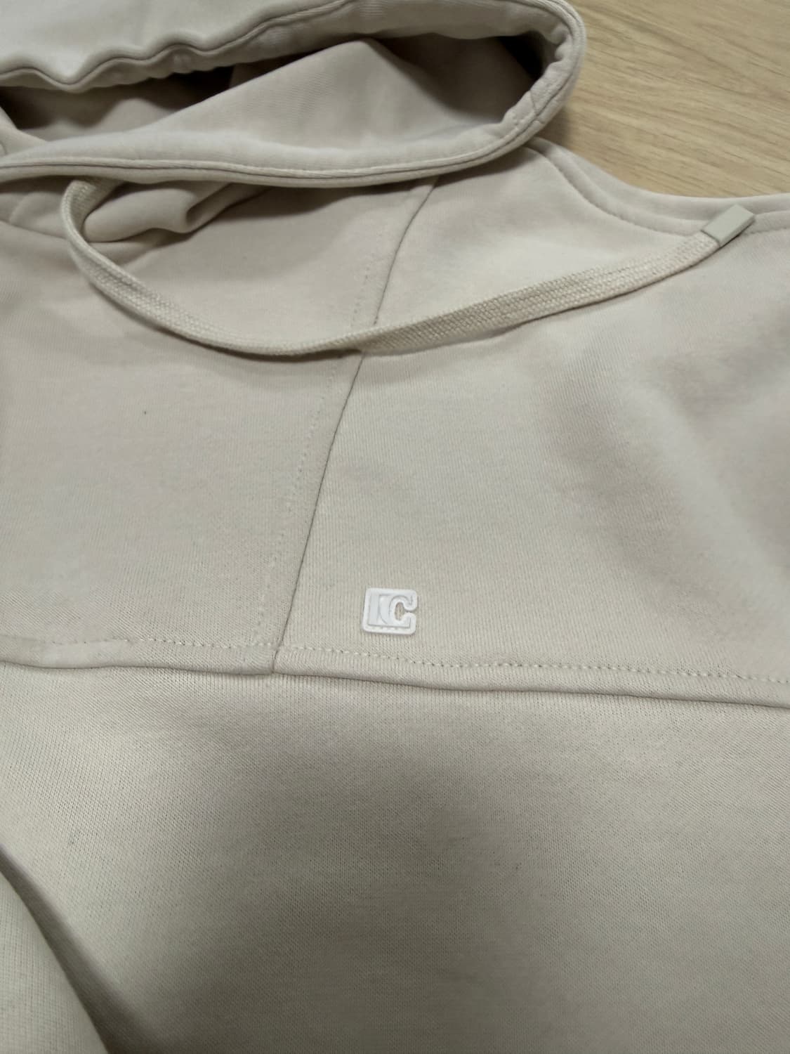 로우클래식 크롭 후드 베이지 S 사이즈 상품이미지7