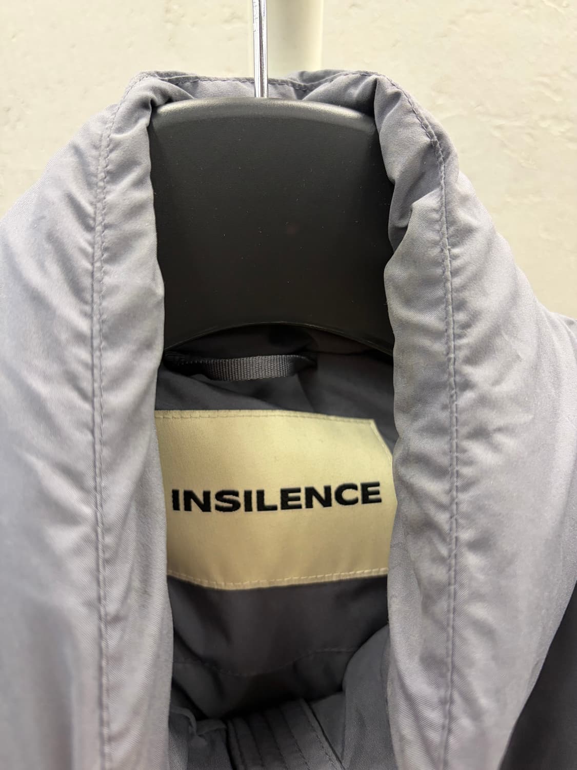 Insilence 그레이 숏 패딩 점퍼 S 상품이미지4