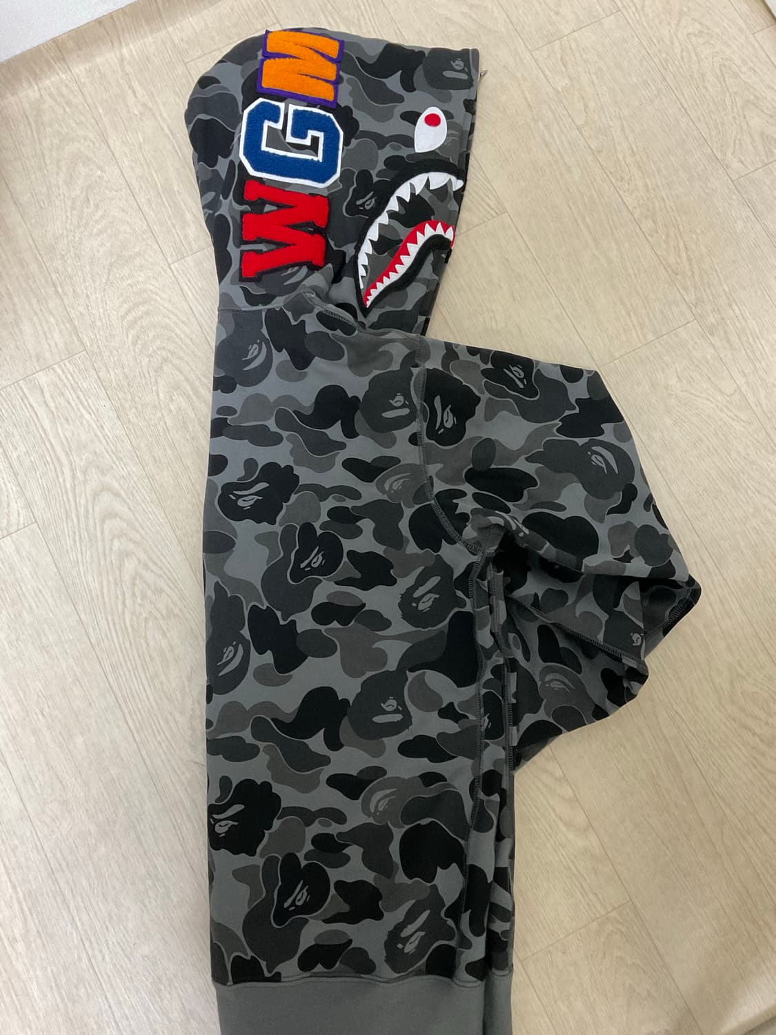 베이프 그레이 후드집업 / XL 상품이미지2